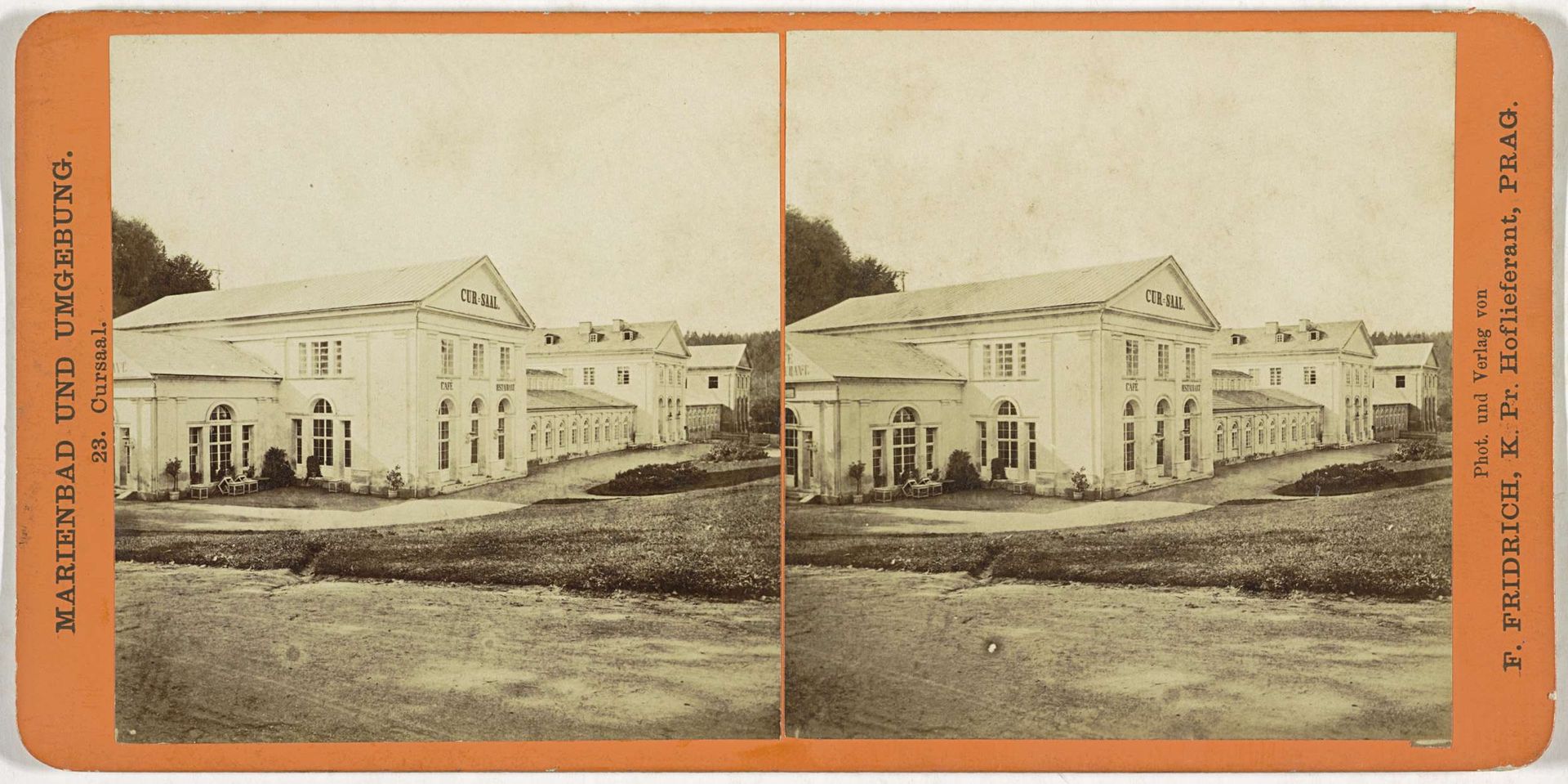 Kuurzaal van Mariánské Lázně by František Fridrich