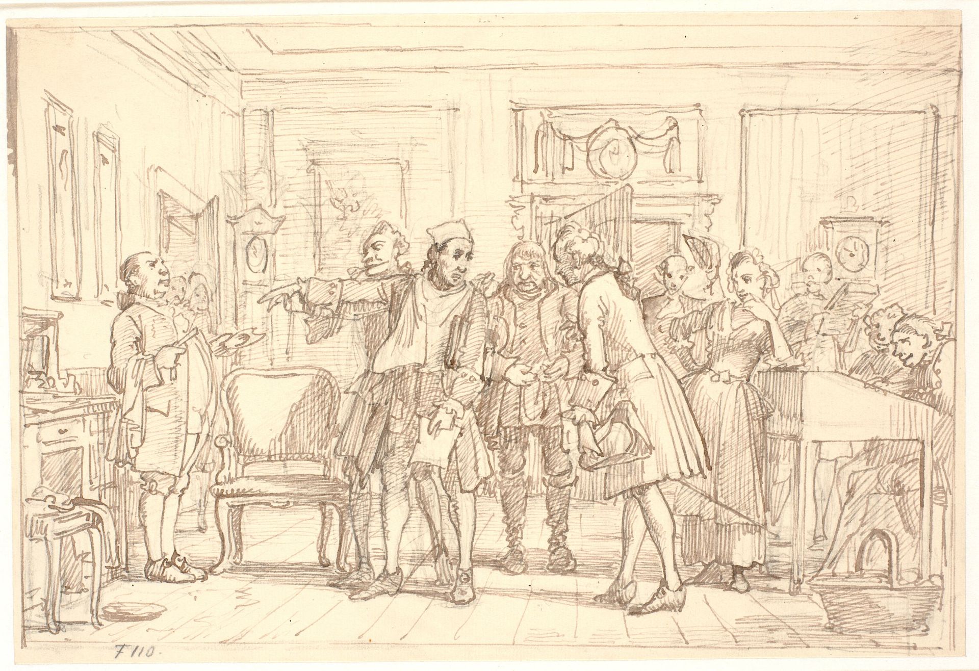 Den stundesløse, I, 6 by Wilhelm Marstrand