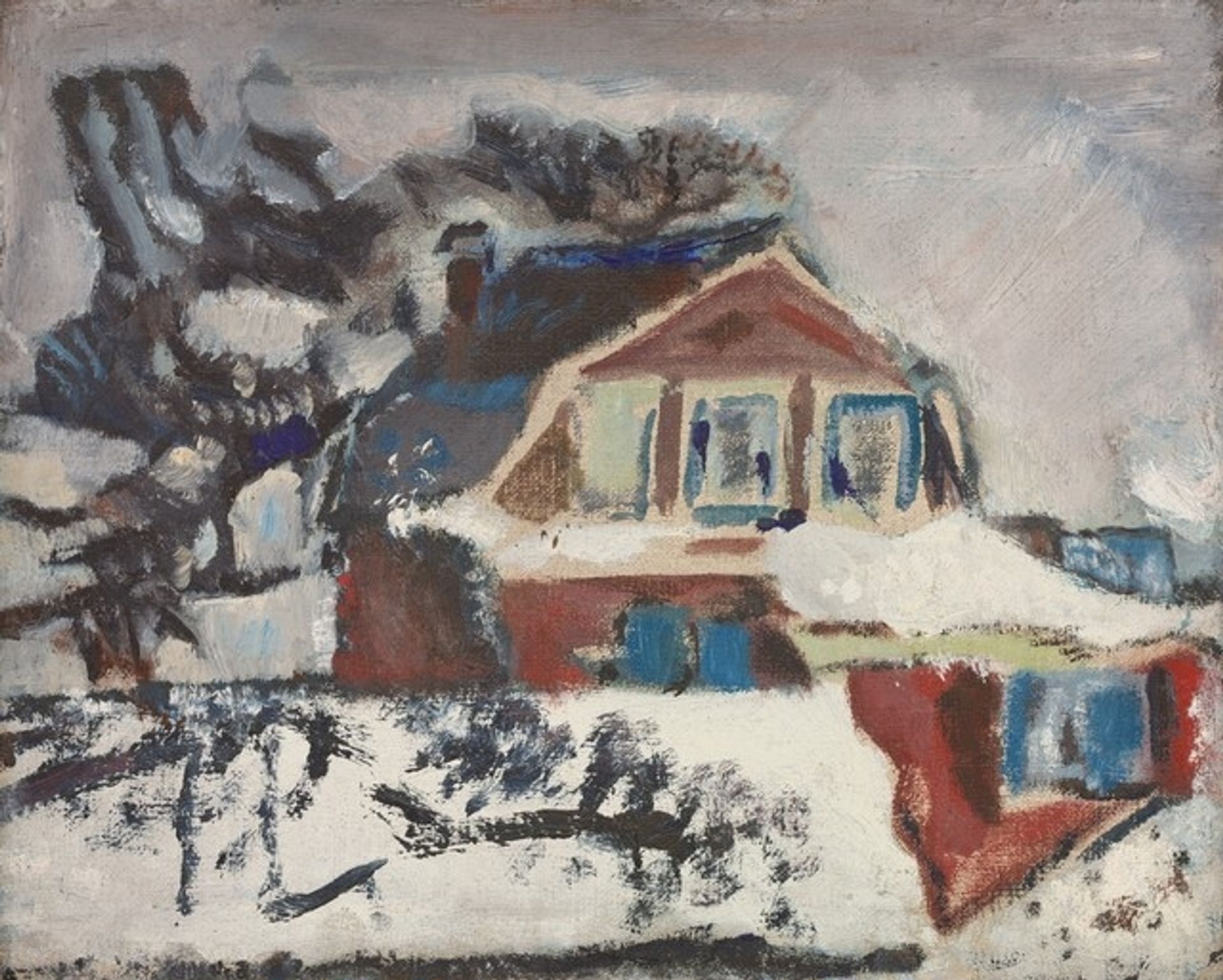 House with Dutch Roof by John Marin