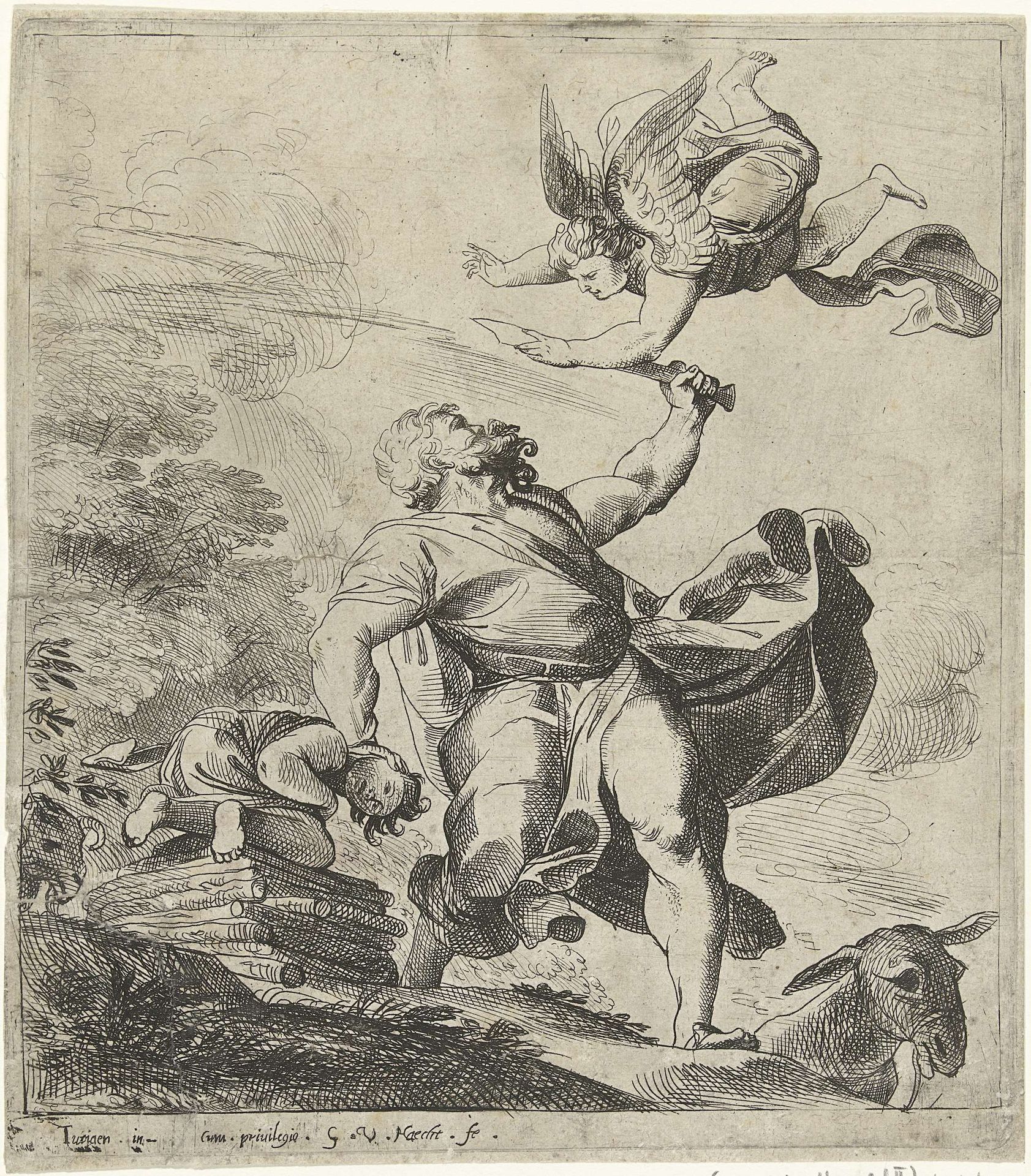 Offer van Isaak by Willem van (II) Haecht