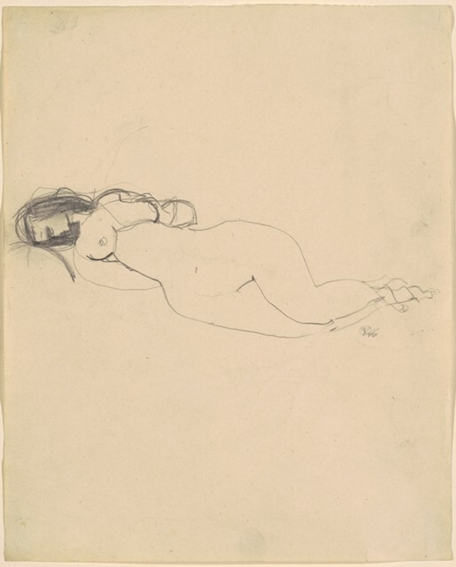 Reclining Nude by Franz Kline