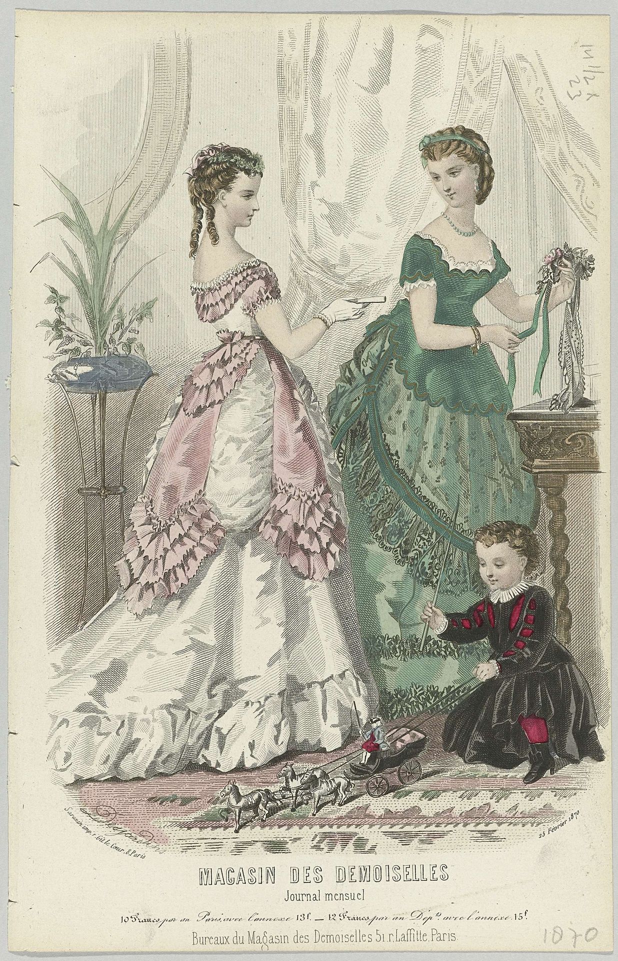 Magasin des Demoiselles, 25 fevrier 1870 by J. Desjardins
