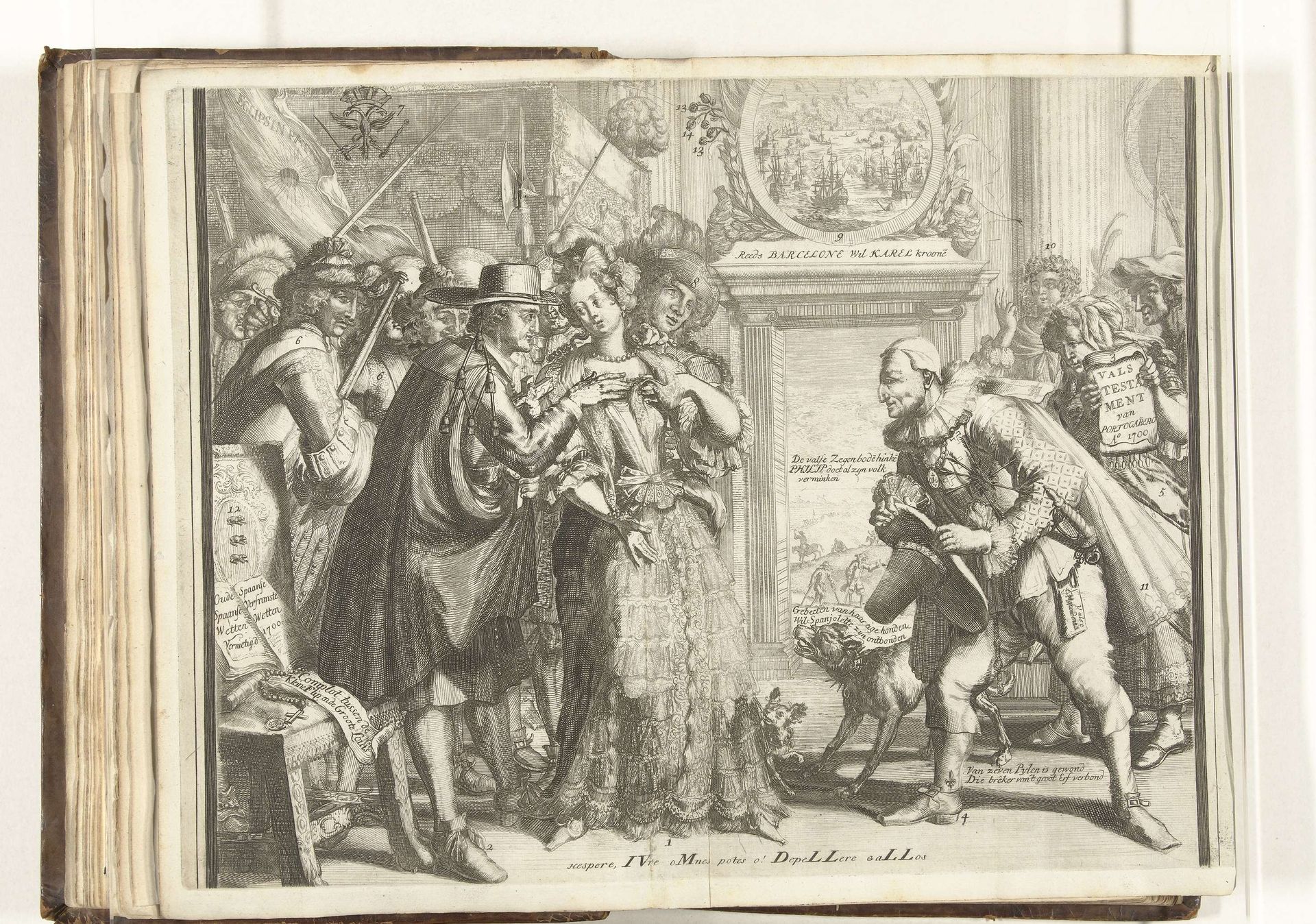 Het Gedwongen Huwelijk, 1706 by Romeyn de Hooghe