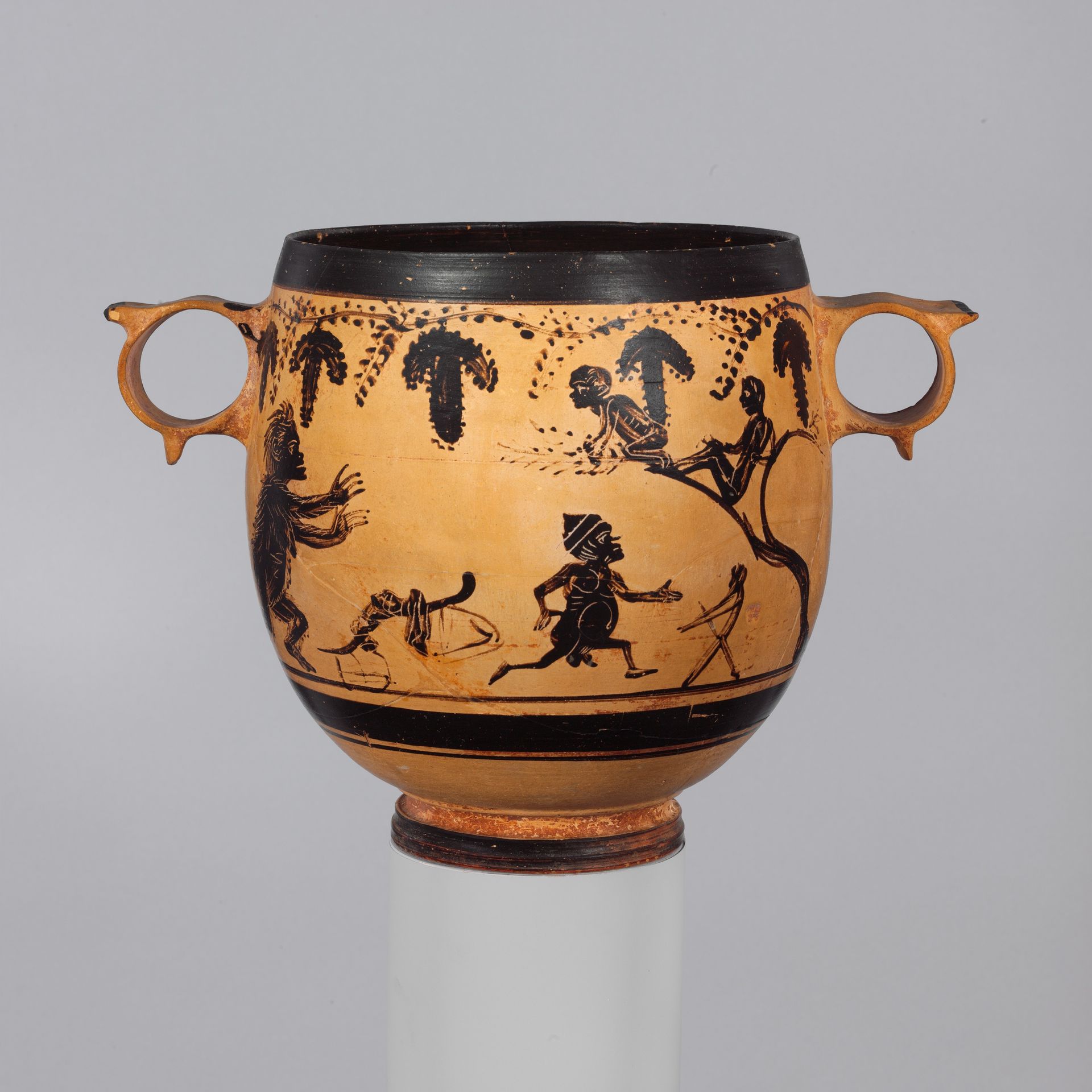 Terracotta skyphos (deep drinking cup) by Vine Tendril Group