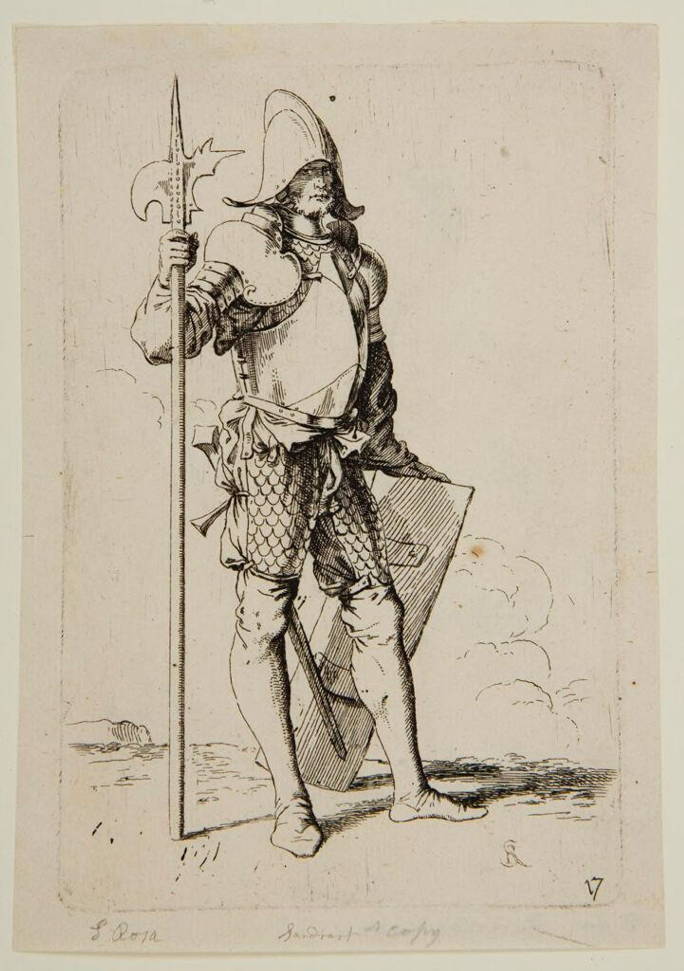 Copy after the Figurine by Salvator Rosa