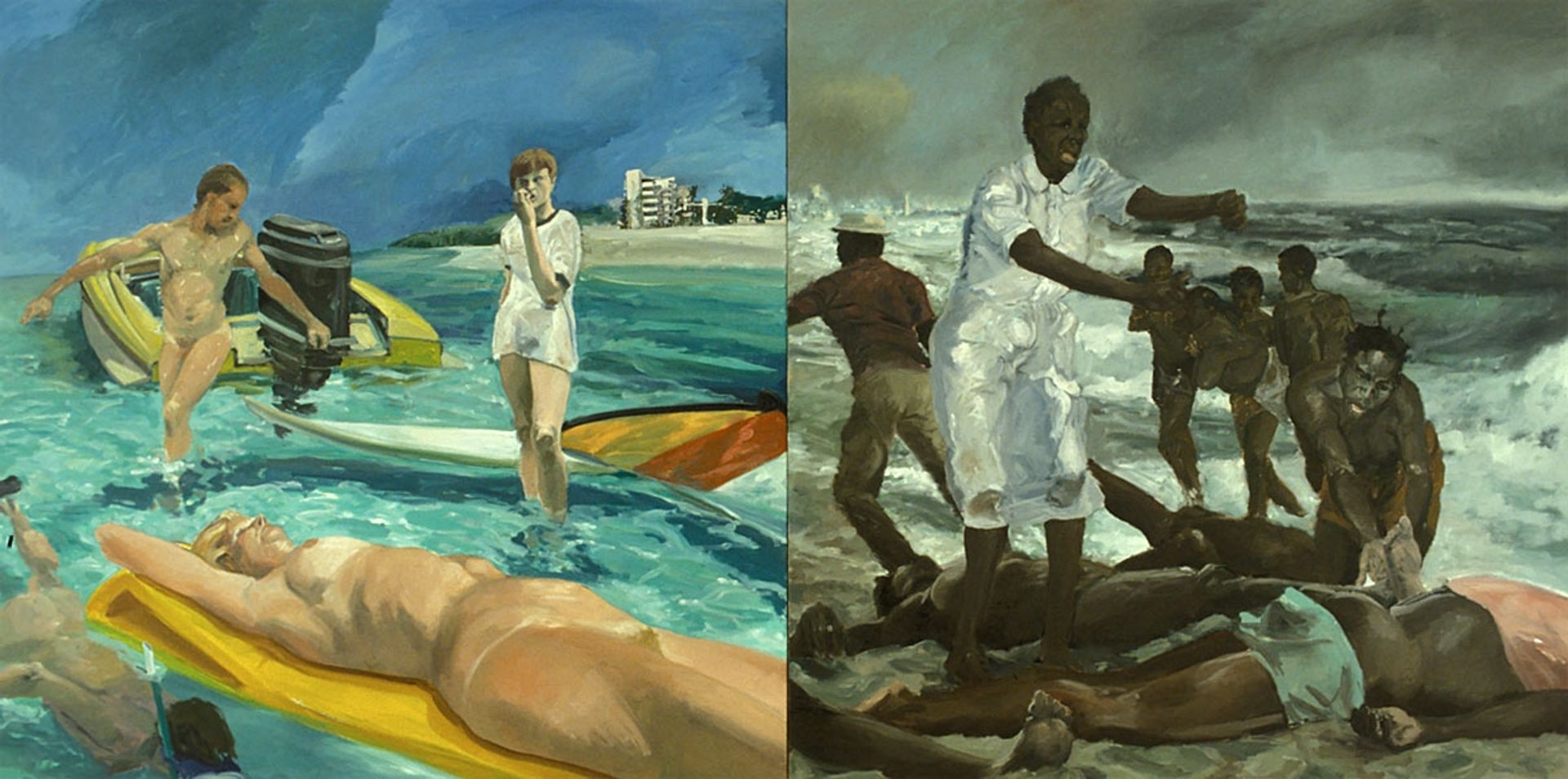 A Visit to - A Visit from the Island by Eric Fischl
