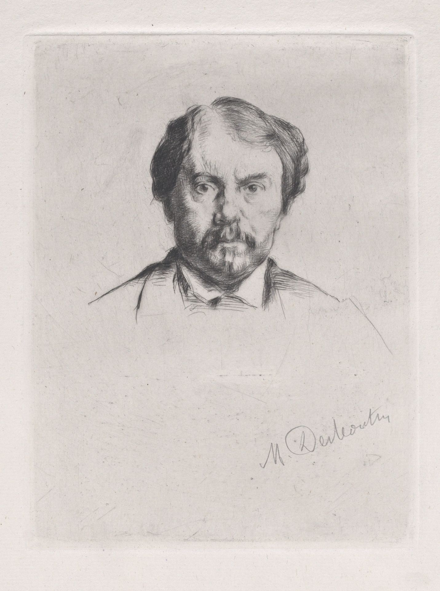 Portrait of Edmond de Goncourt by Marcellin Desboutin