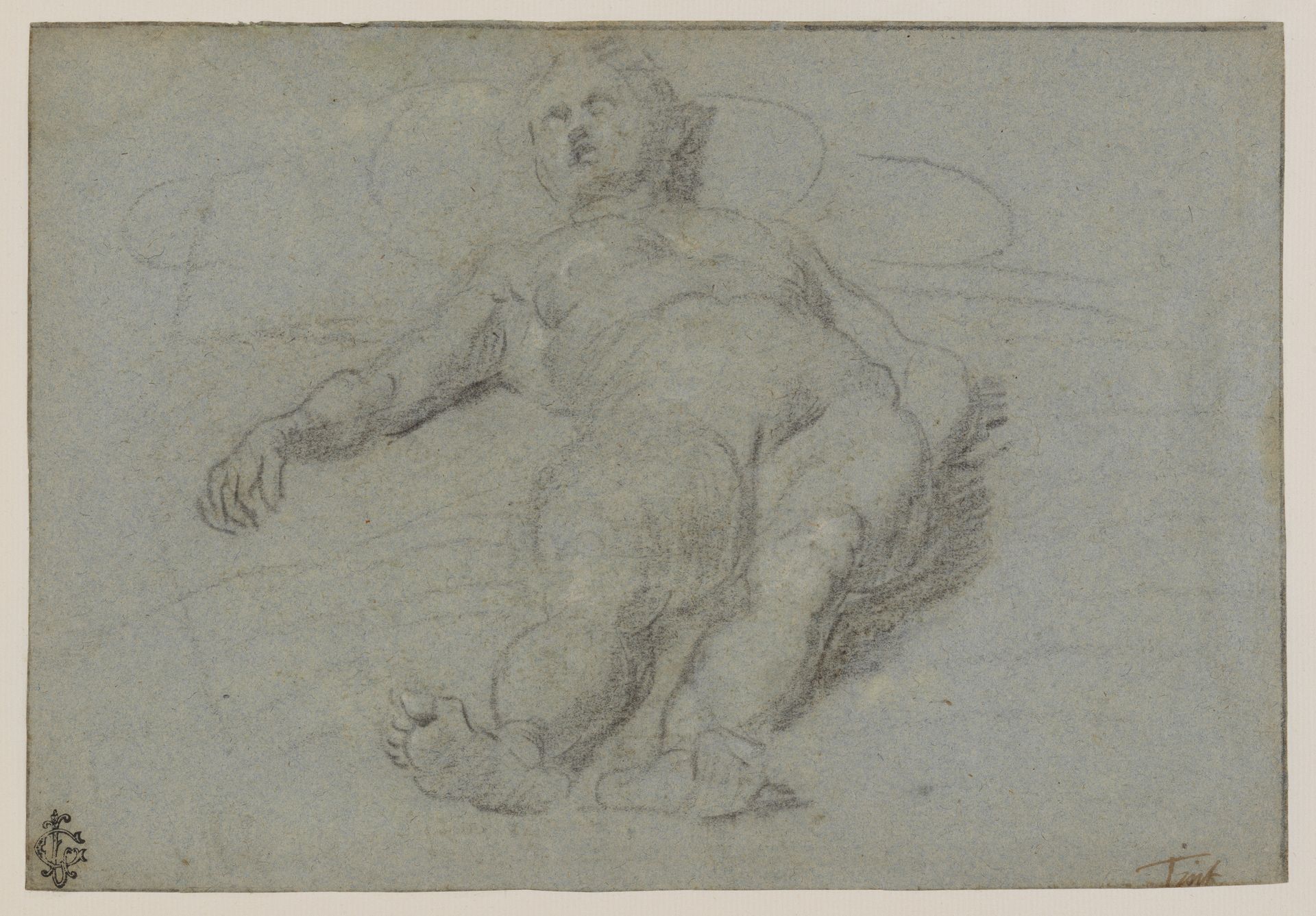Reclining Female Nude by Domenico Tintoretto
