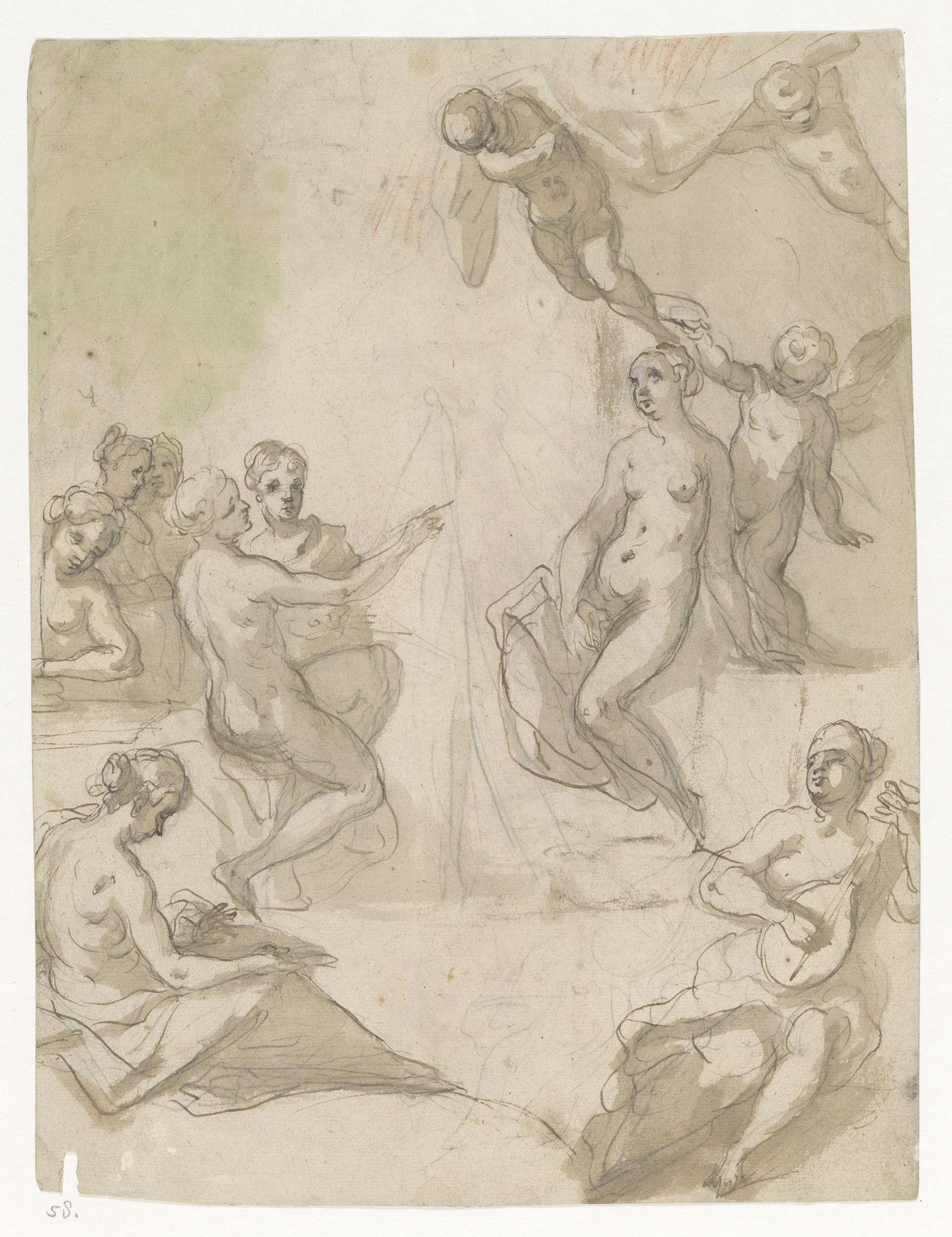Venus laat haar portret schilderen by Anonymous