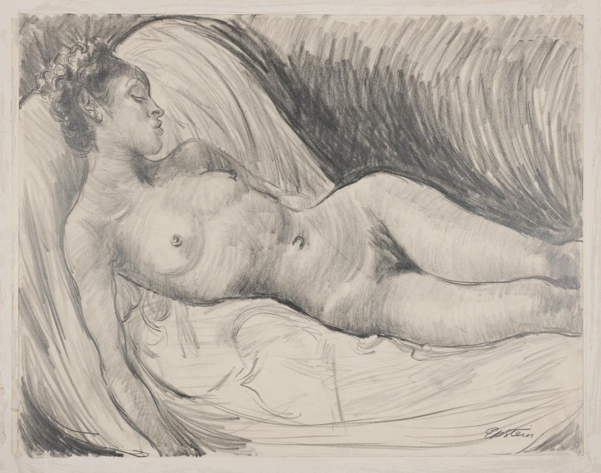 Reclining Nude by  Sir Jacob Epstein