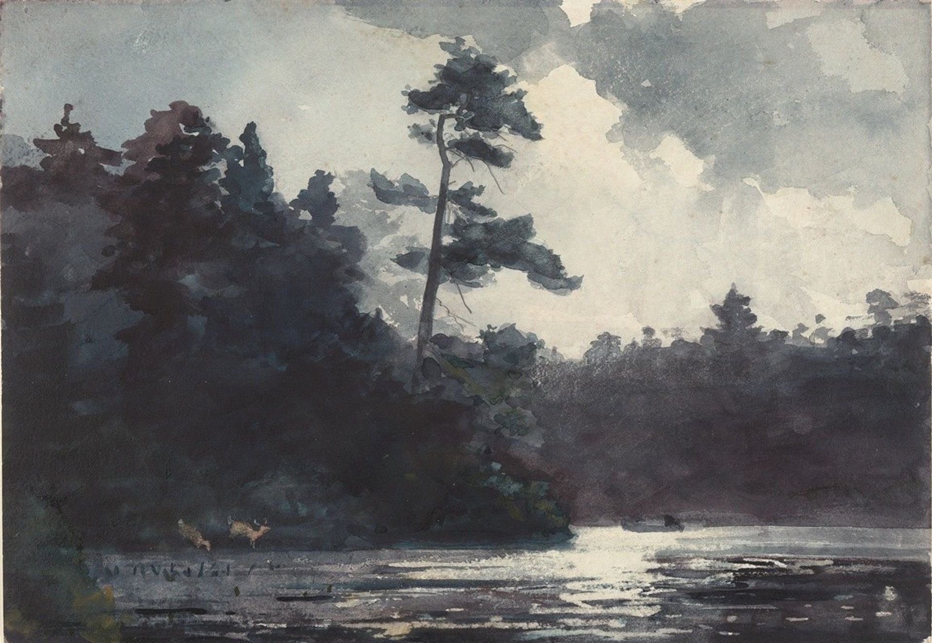 Adirondack Lake by Winslow Homer