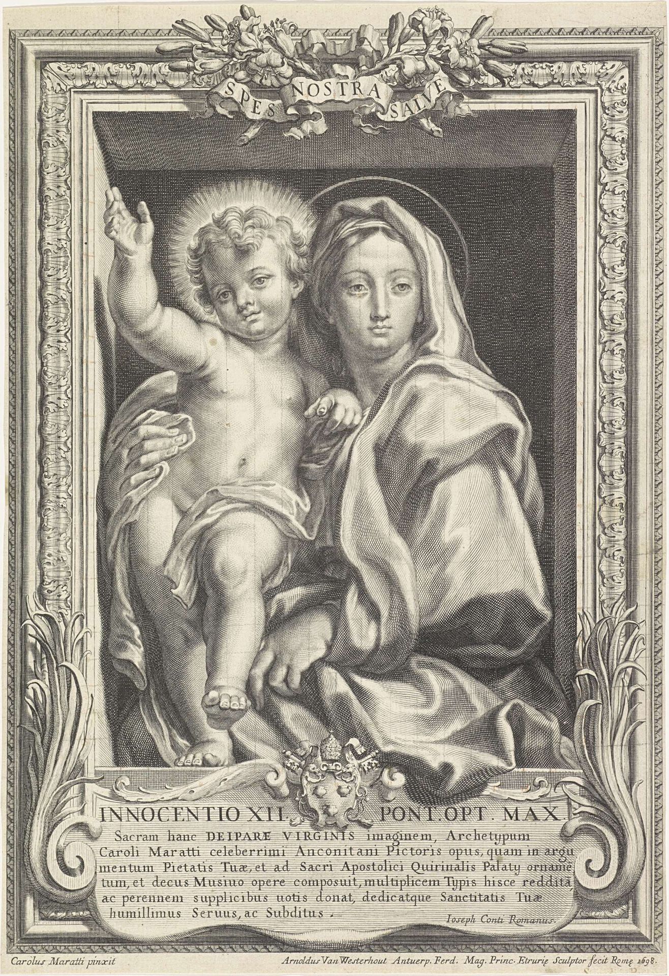 Maria met het Christuskind by Arnold van Westerhout