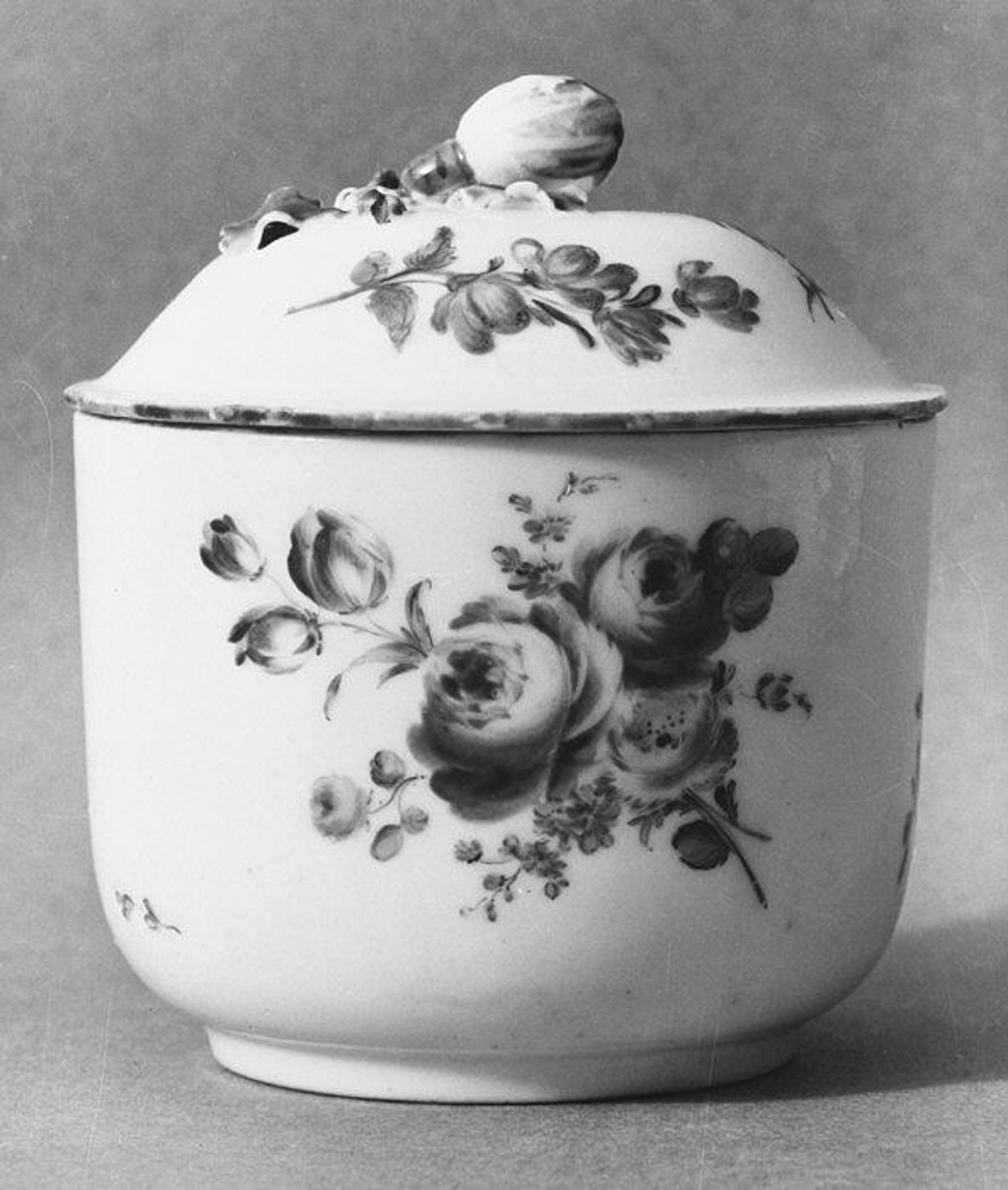 Jar with cover by Mennecy