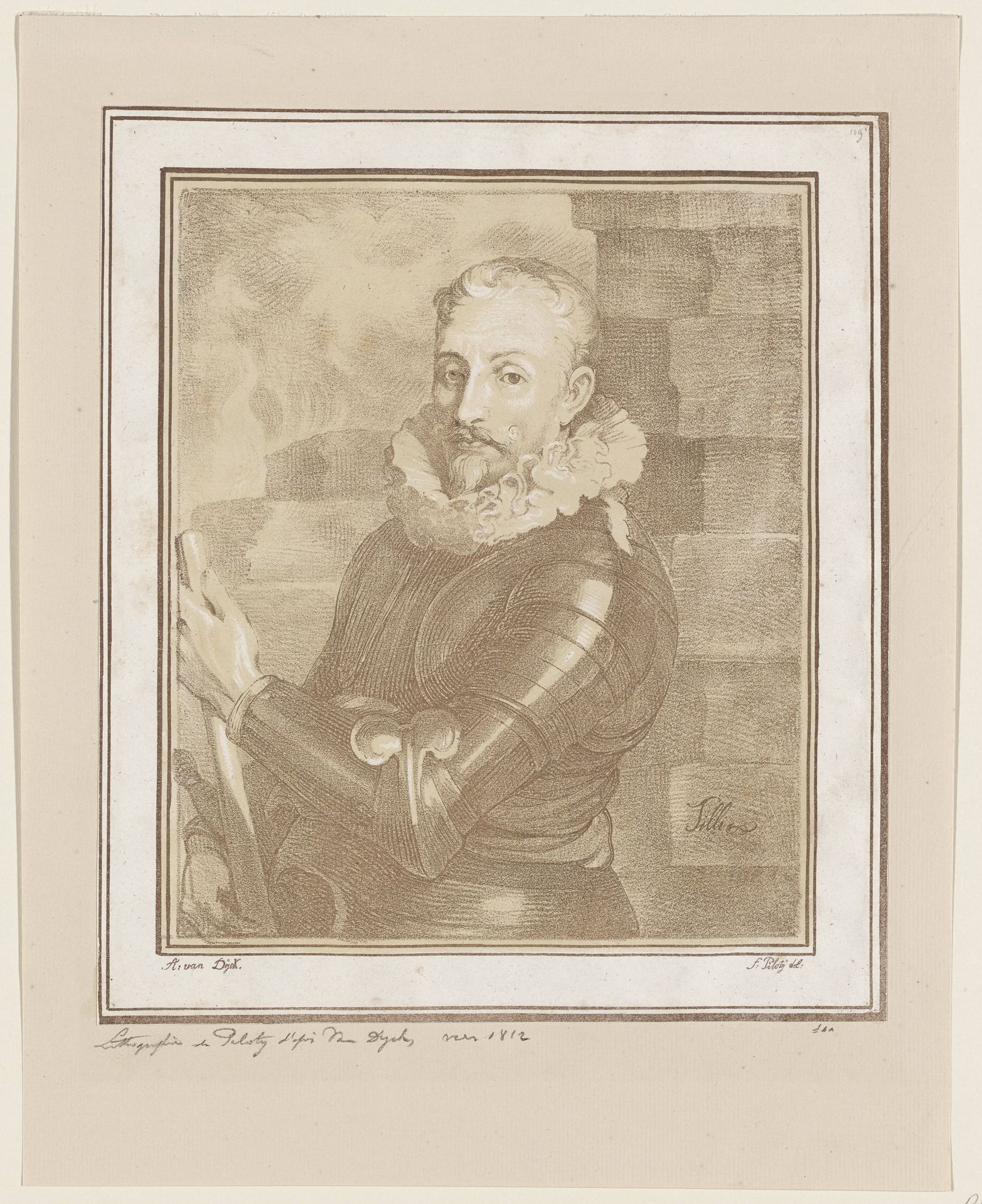 Portrait of an Old Gentleman by Ferdinand Piloty