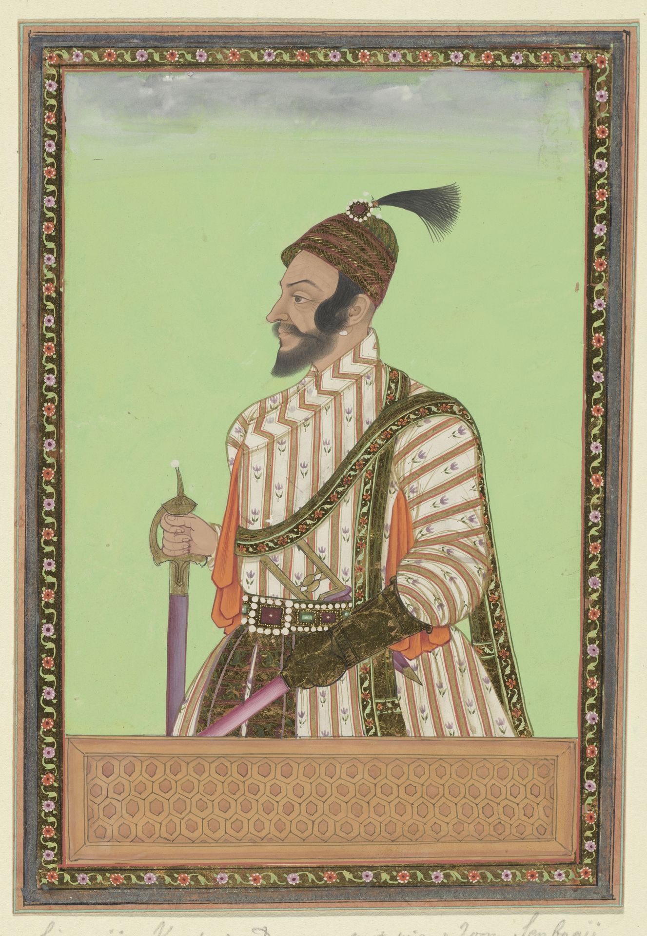 Portrait of Shivaji by Anonymous