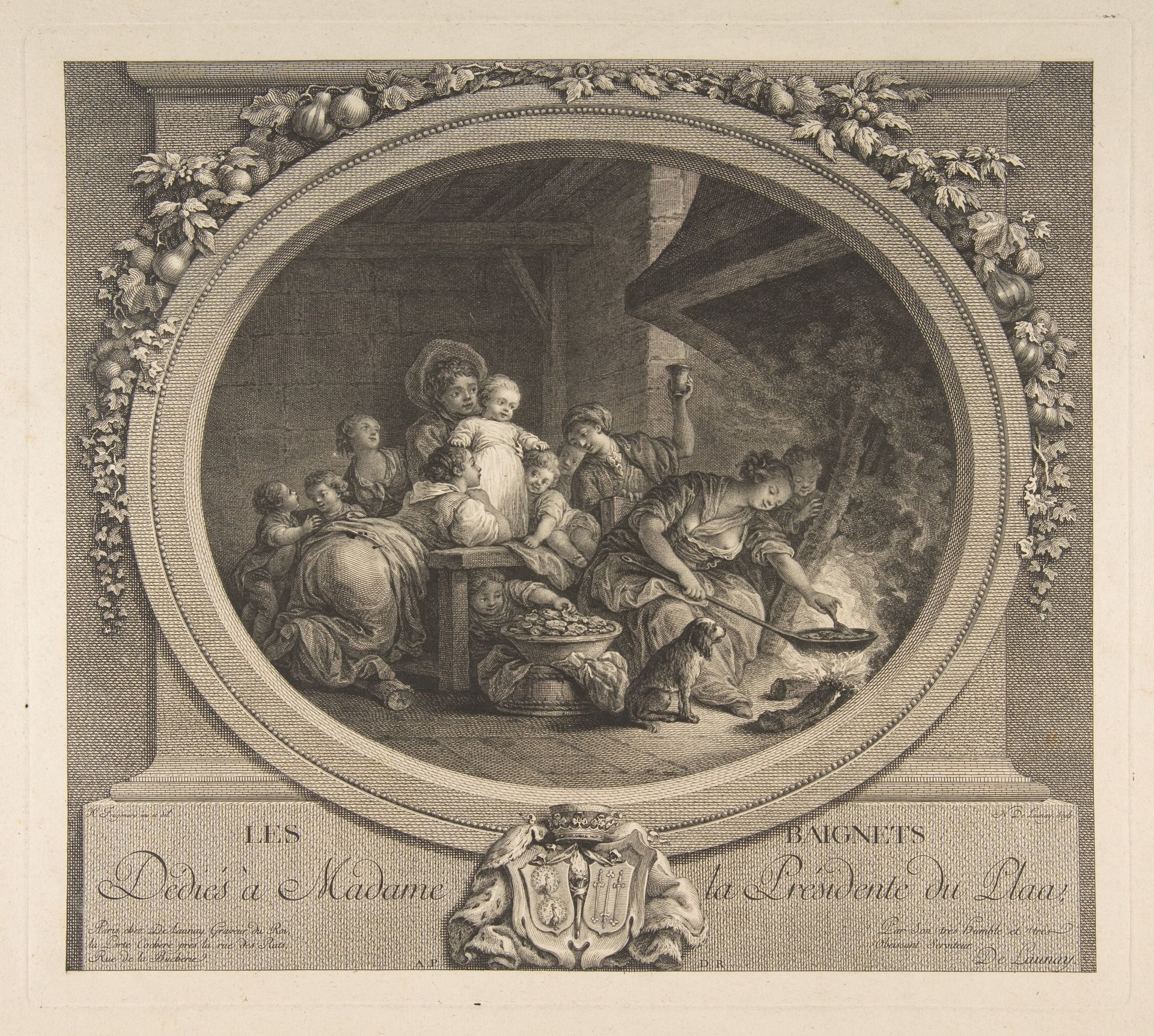 Les Beignets by Jean-Honoré Fragonard