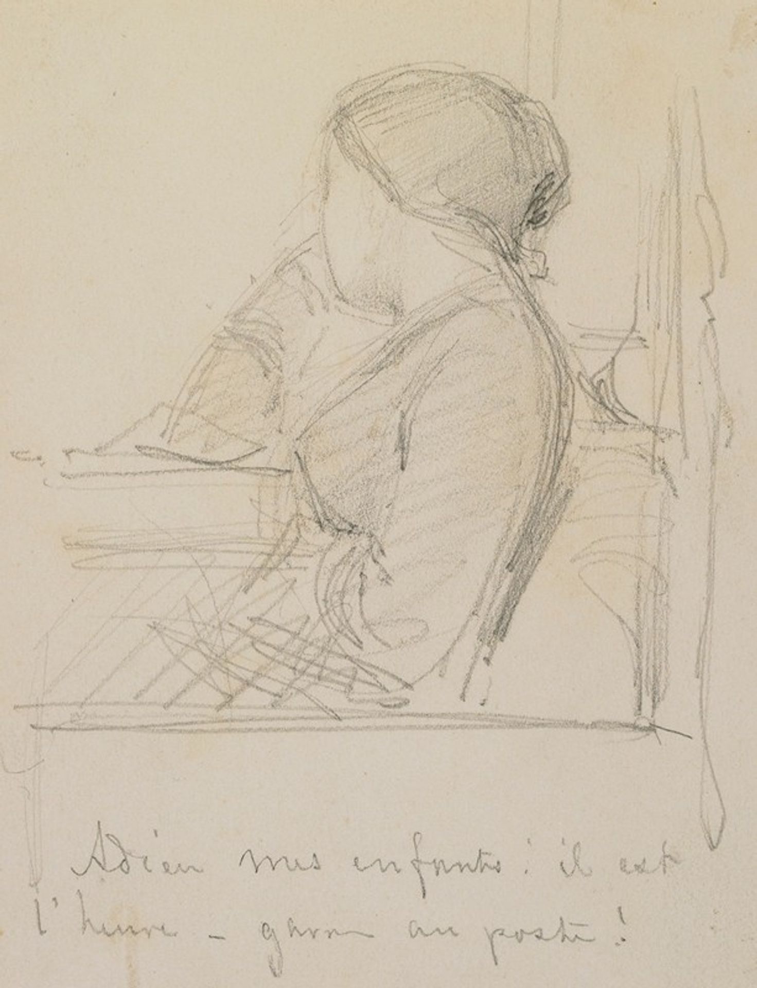 Adieu mes enfants! Il est l’heure by James Abbott McNeill Whistler