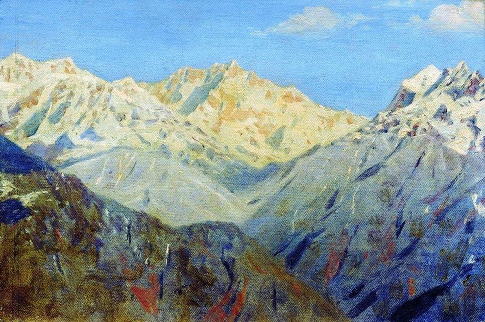 Himalayas. The main peak by Vasily Vereshchagin