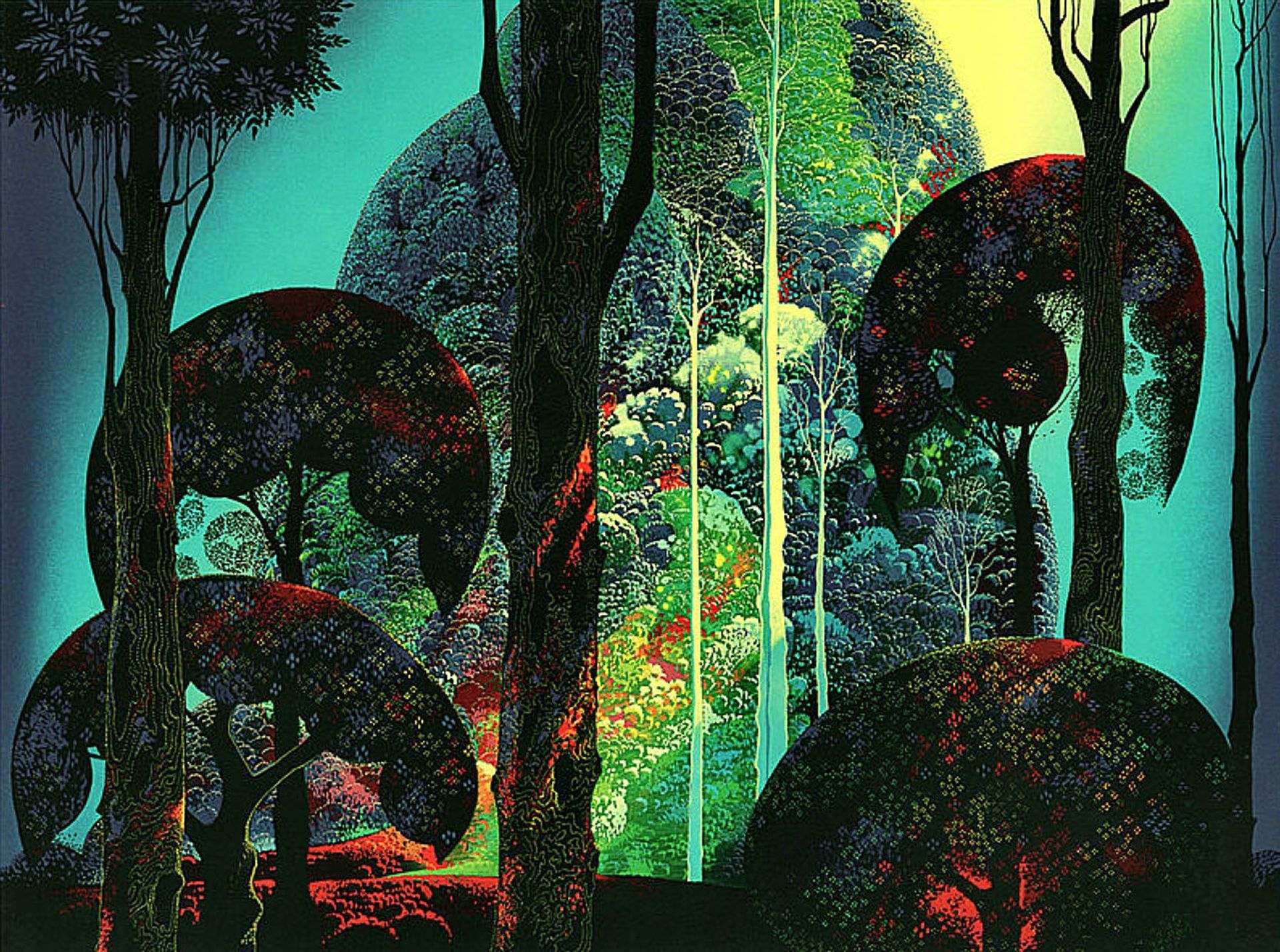 Fired by Sun by Eyvind Earle