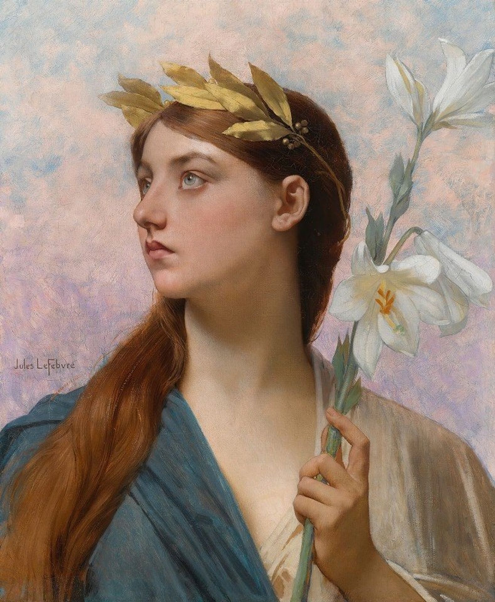 An Allegory Of Victory by Jules Joseph Lefebvre