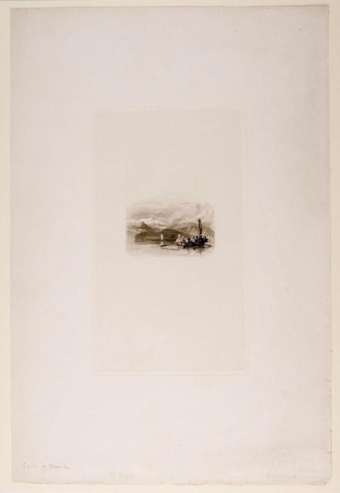 The Lake of Geneva by Edward Goodall
