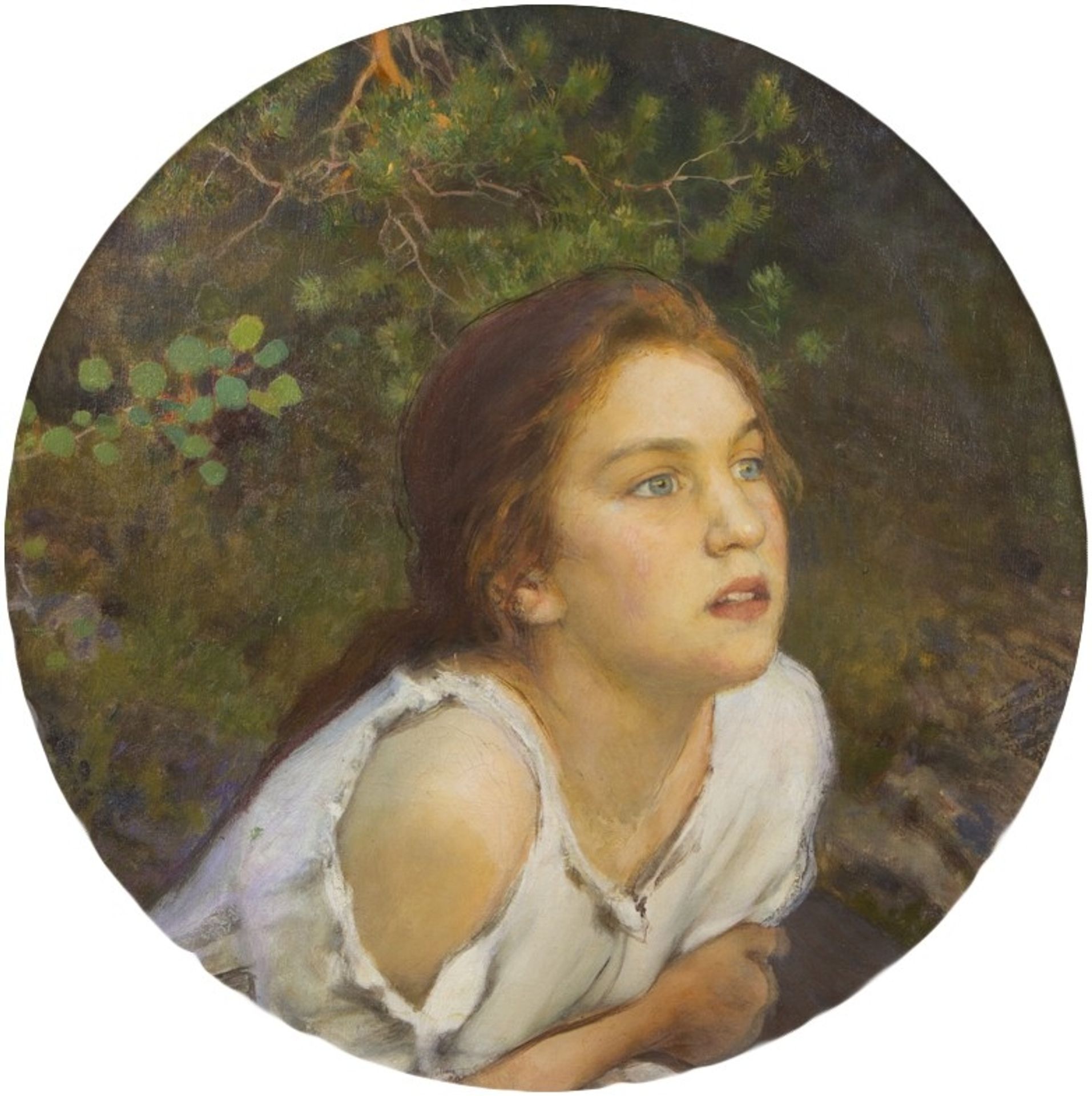 Salon Tyttöforest Girl by Eero Järnefelt