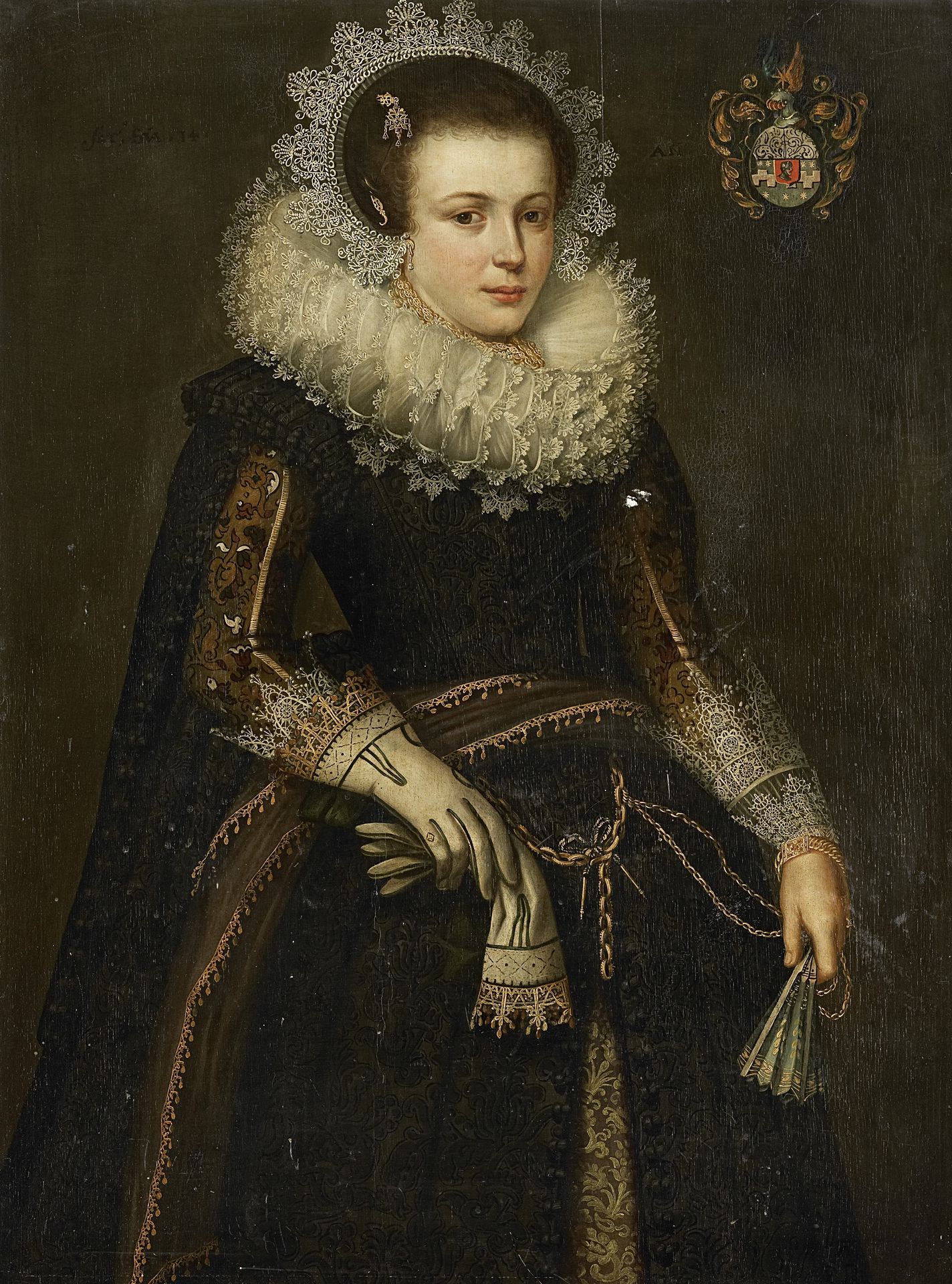 Portrait of Mertijntje van Ceters (1609-24) by Anonymous