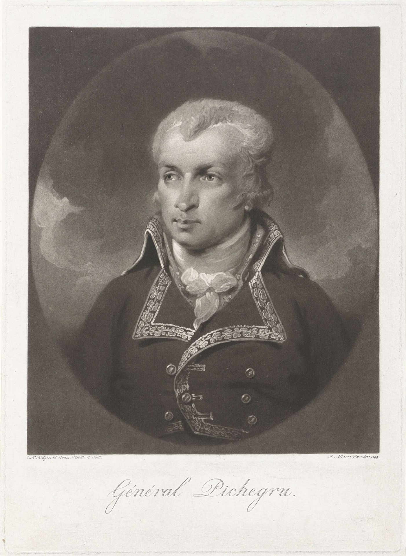 Portret van generaal Charles Pichegru by Charles Howard Hodges
