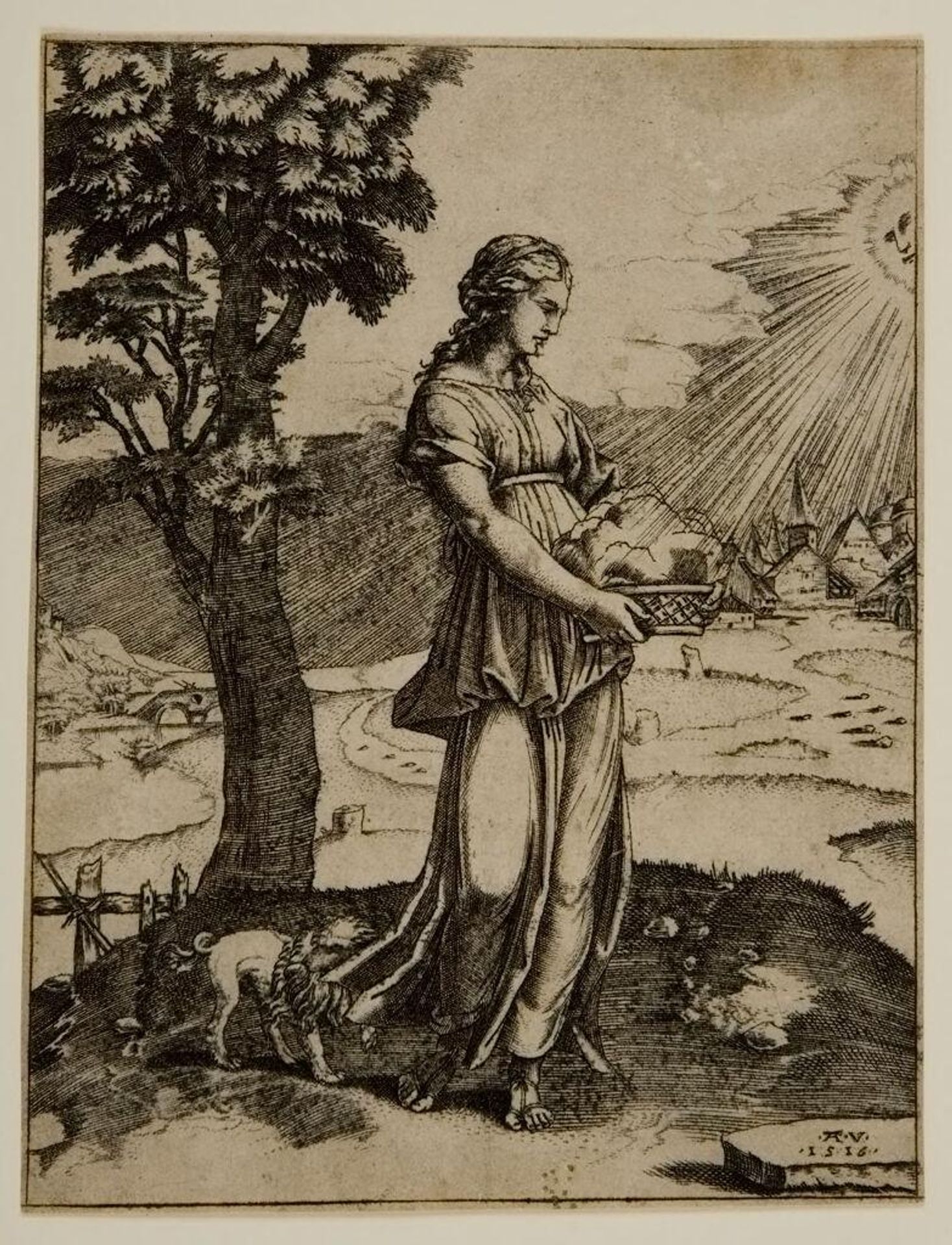 The Cumaean Sibyl by Agostino Veneziano