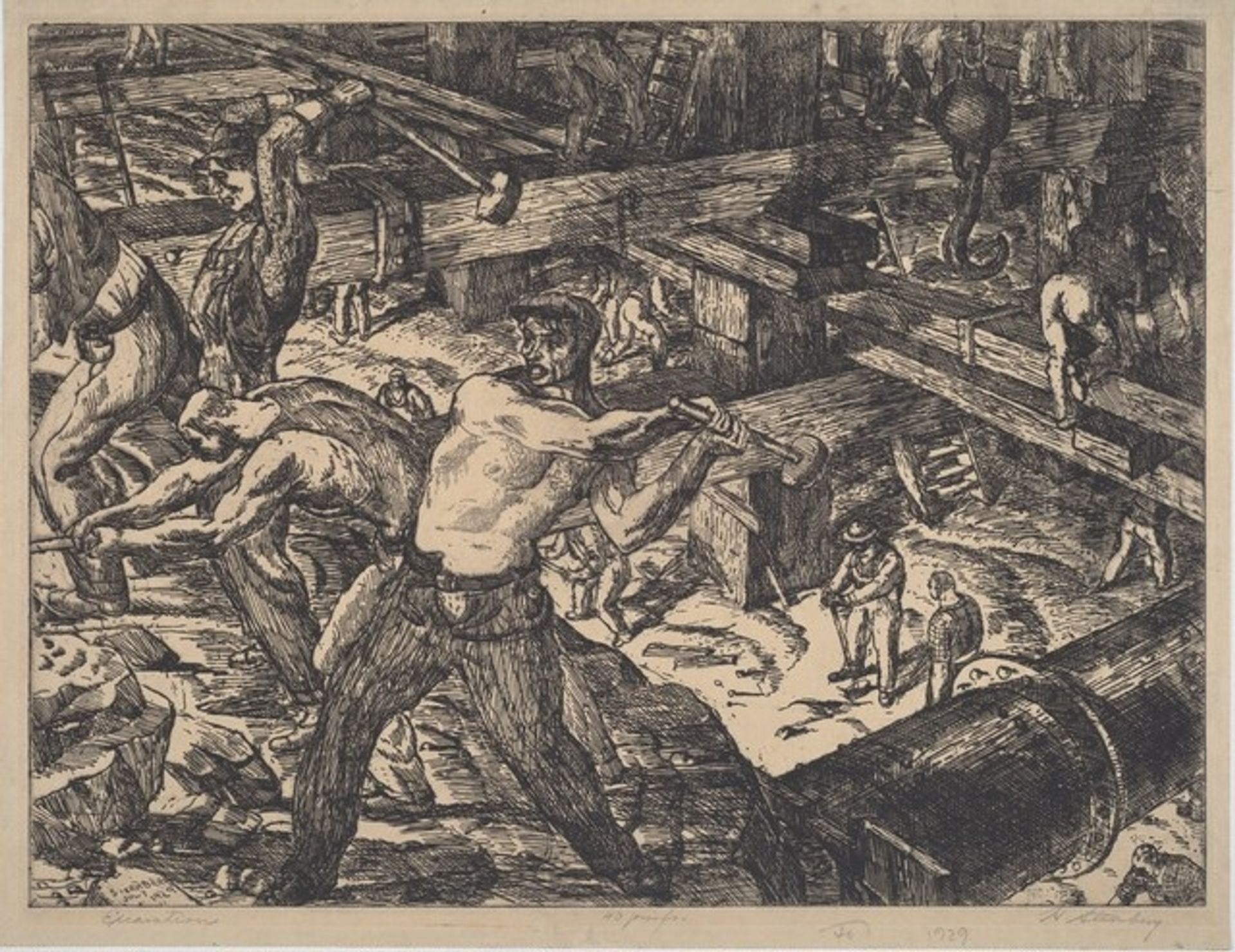 Excavation by Harry Sternberg
