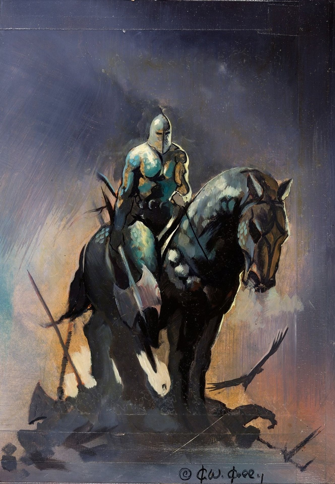 A Cat of a Silvery Hue by Ken Kelly