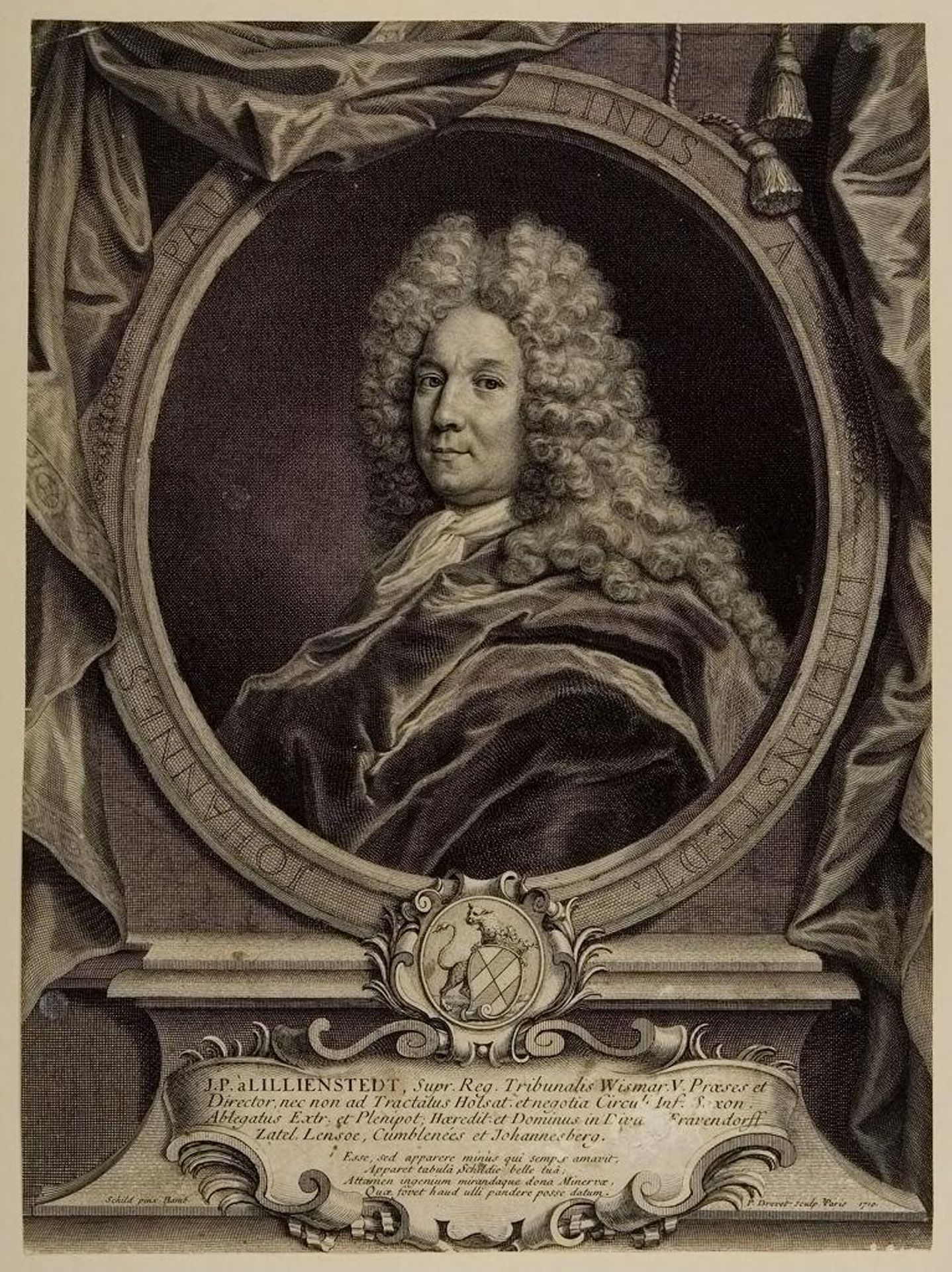 Jean Paul de Lillienstedt by Pierre Drevet