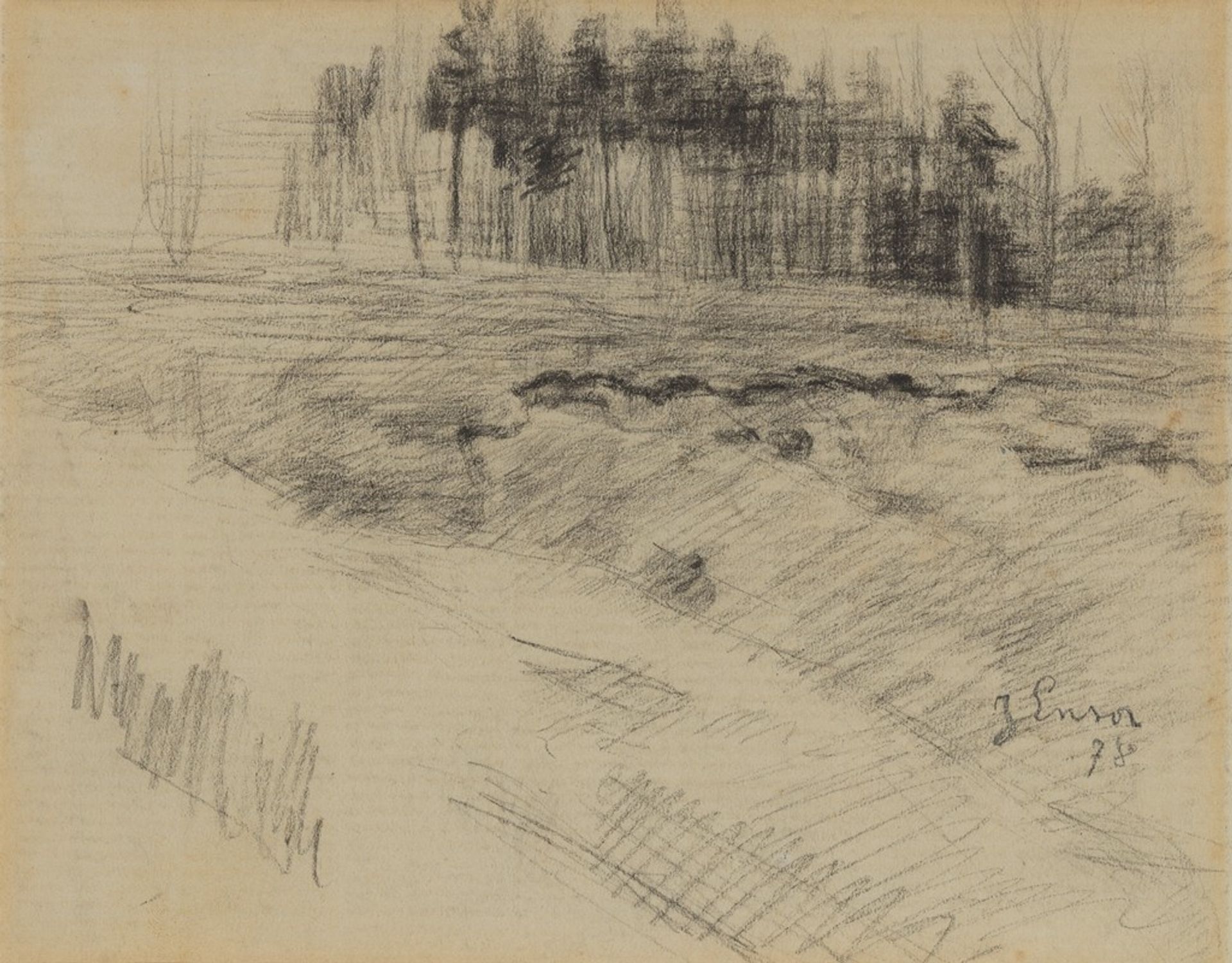 Bosrand by James Ensor