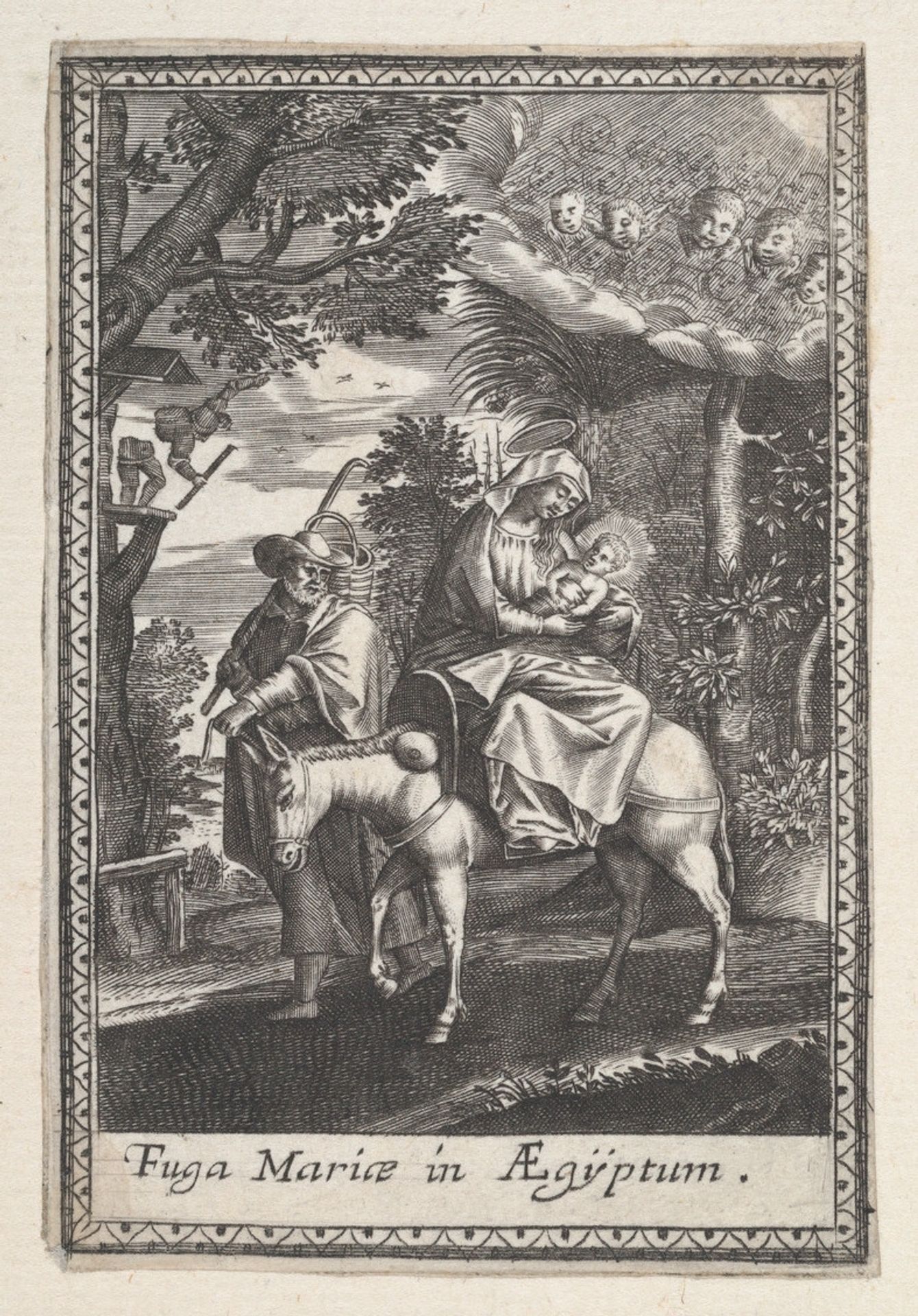 The Flight into Egypt by Anonymous