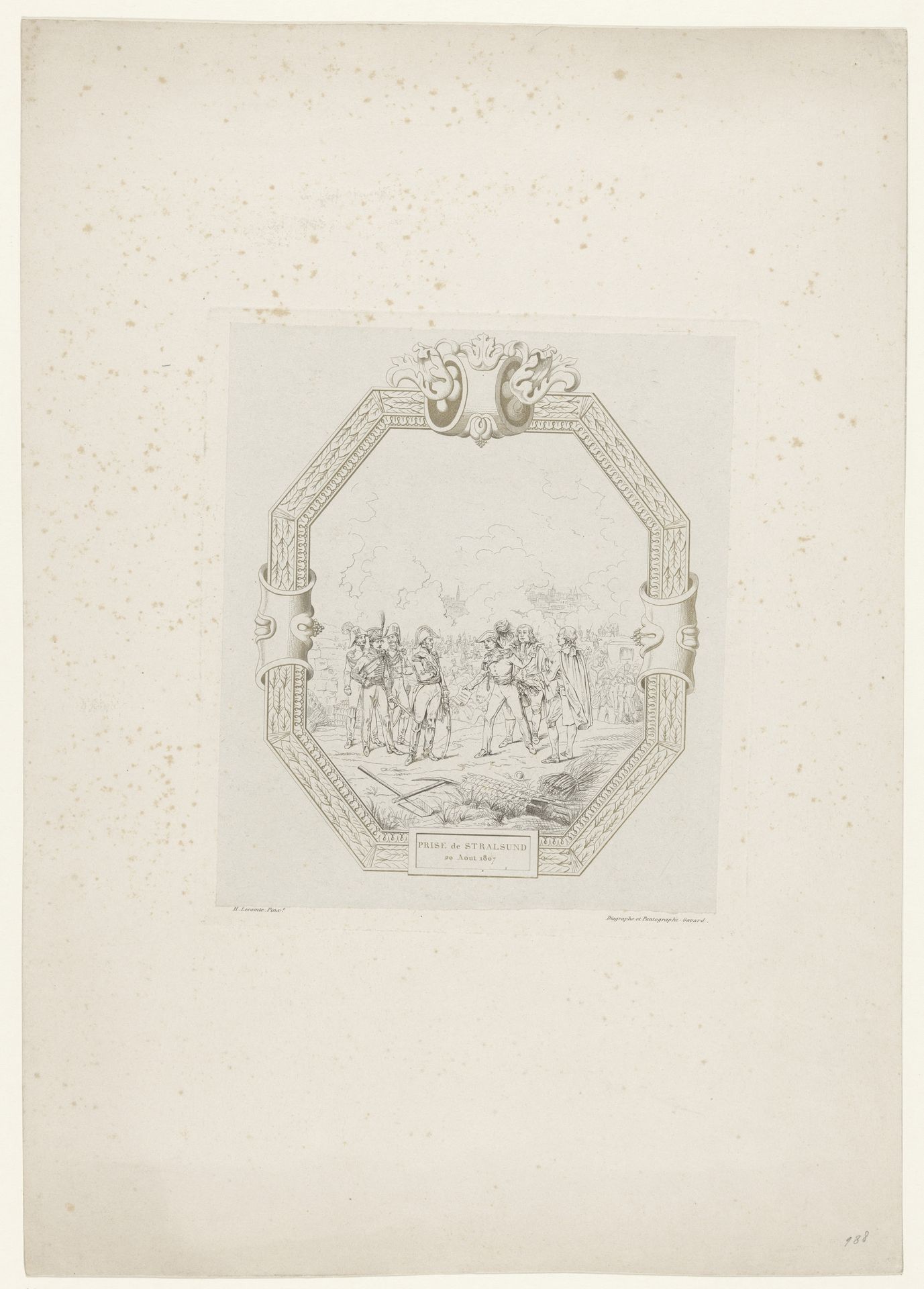Inname van Stralsund, 1807 by Charles Gavard