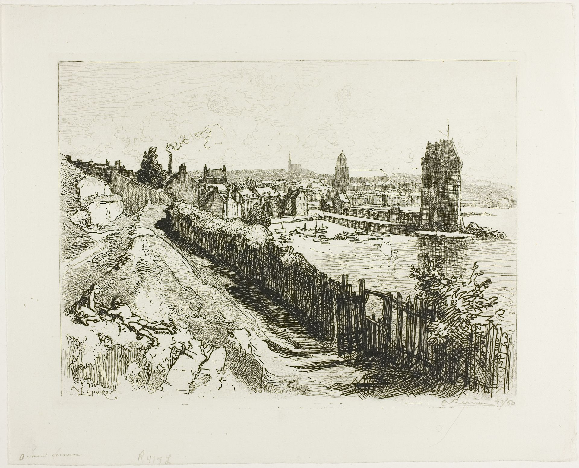 Saint-Servan by Auguste-Louis Lepère