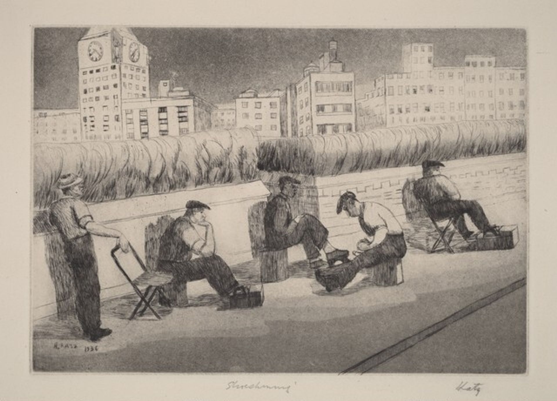 Shoeshining by Hyman William Katz