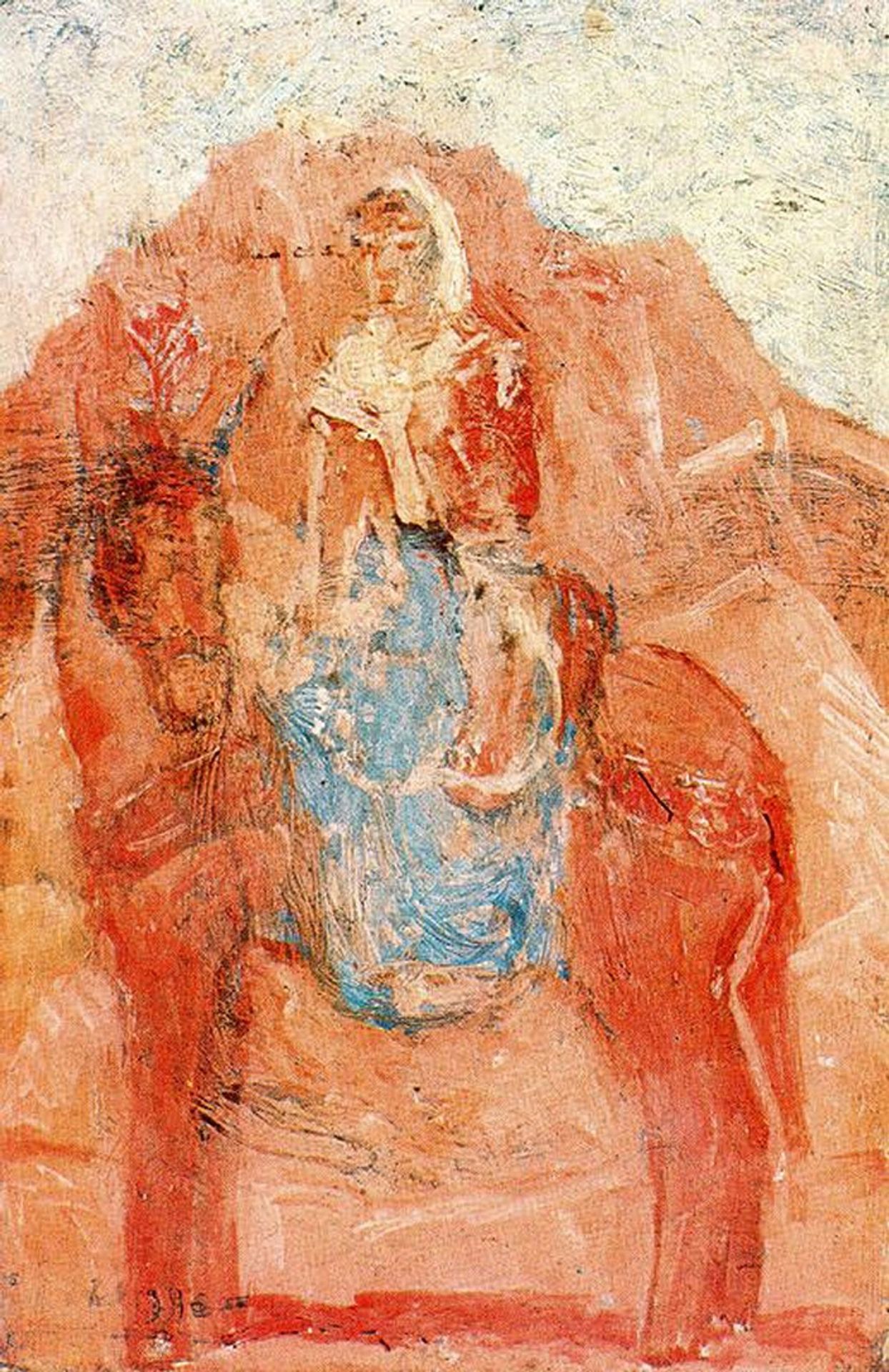 Woman on a donkey by Pablo Picasso