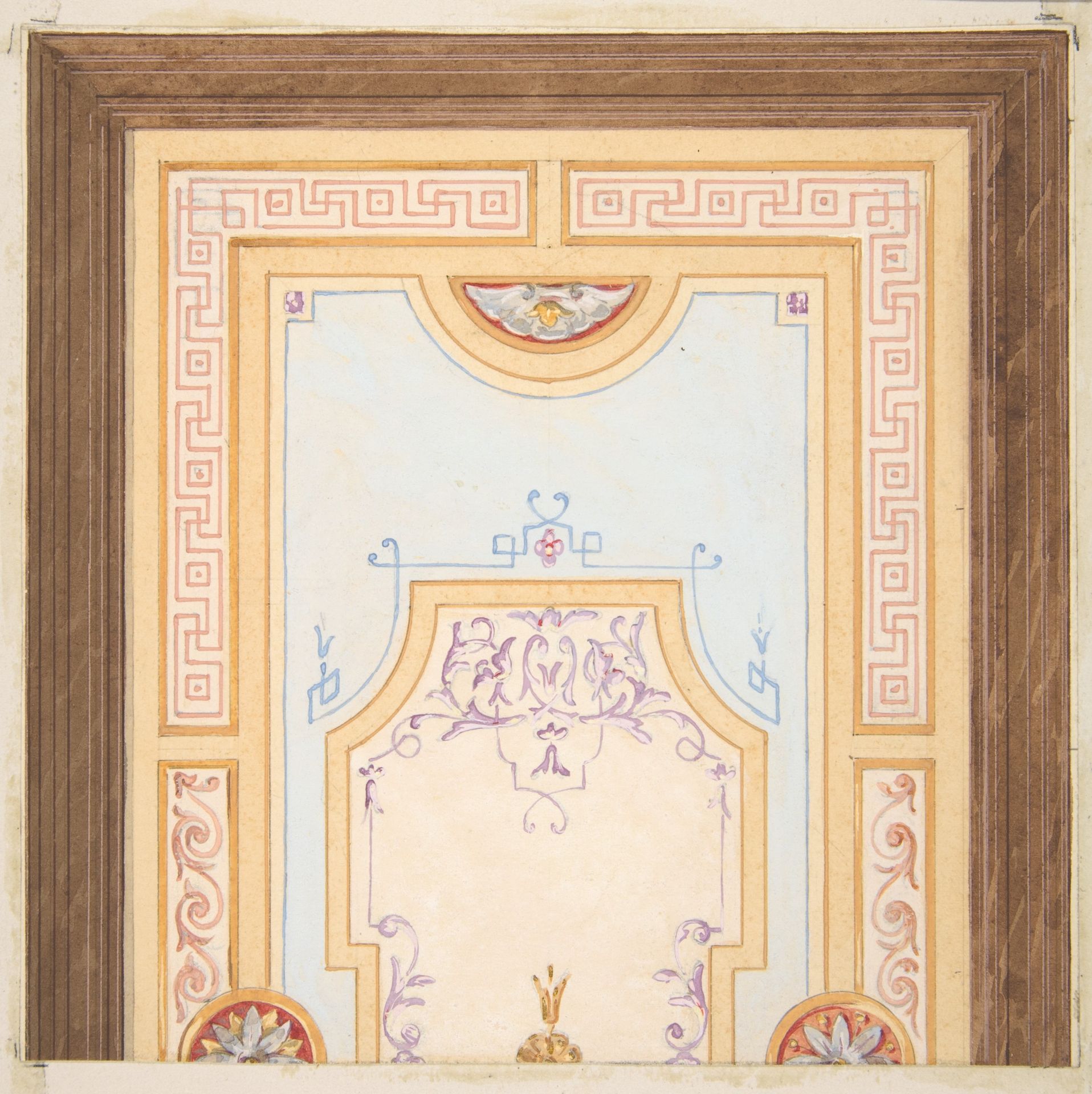 Design for a ceiling by Jules-Edmond-Charles Lachaise