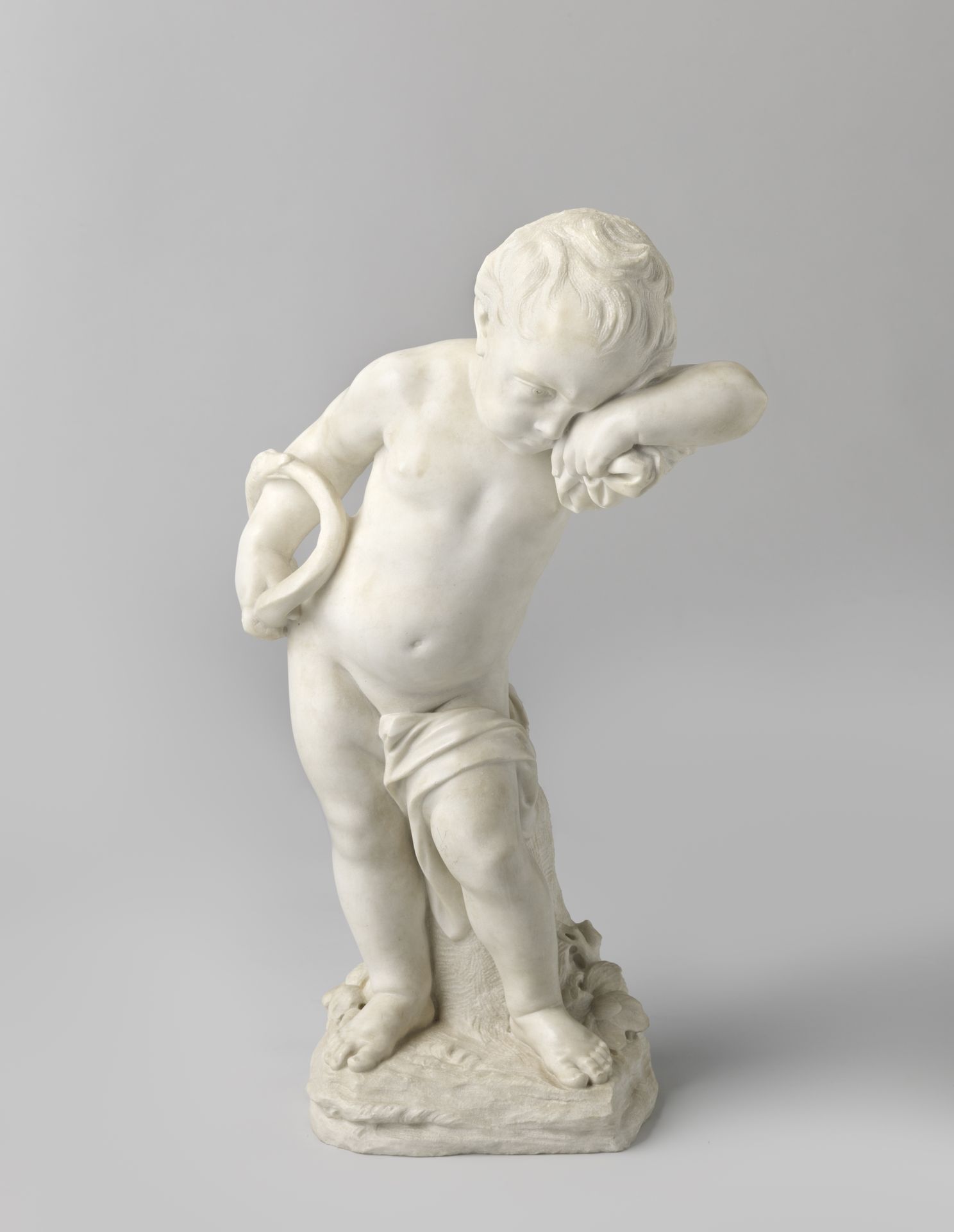 Marmeren Putti by Laurent Delvaux
