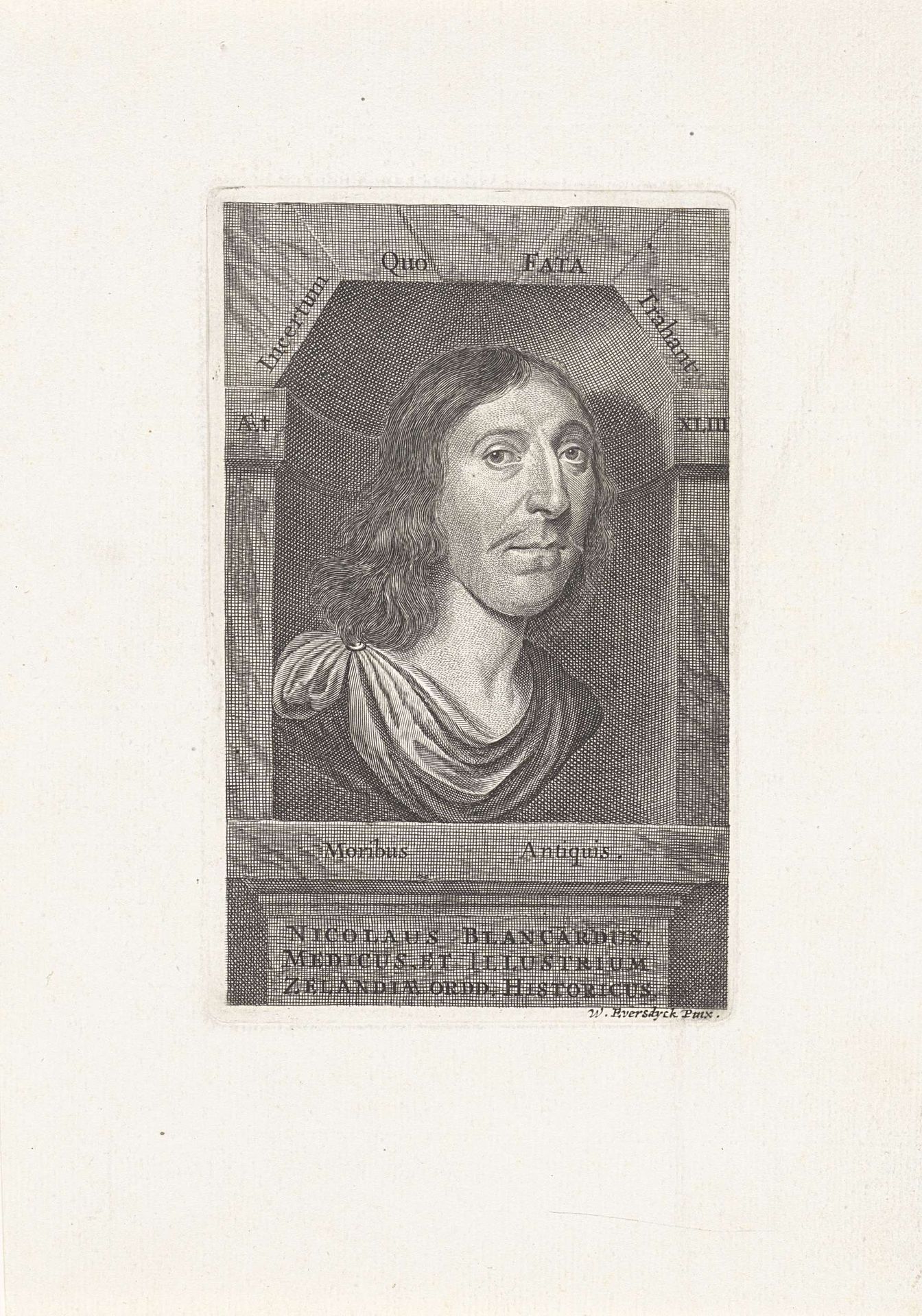 Portret van Nicolaas Blanckaert by Anonymous
