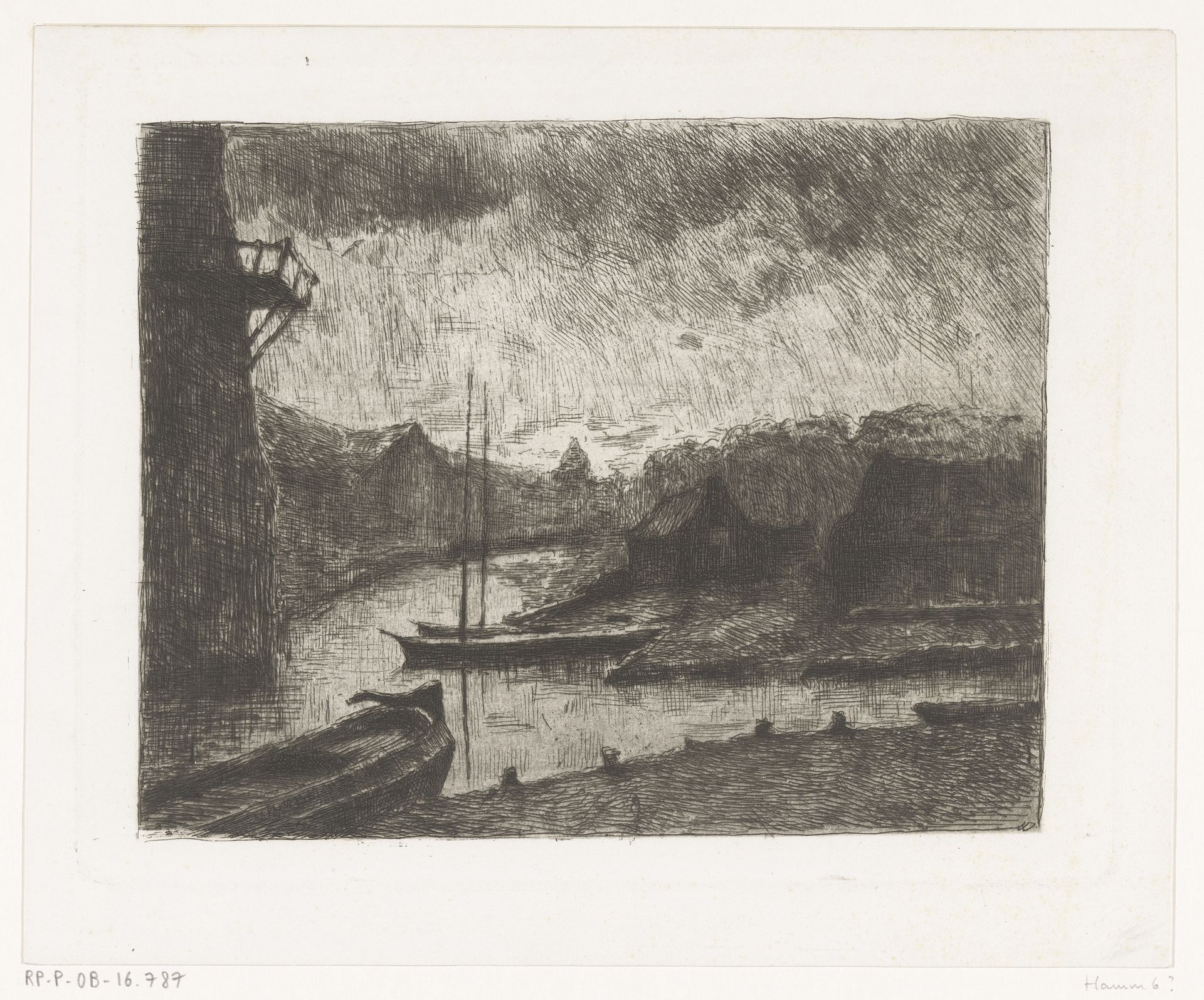 Avond met regen by Eduard Karsen