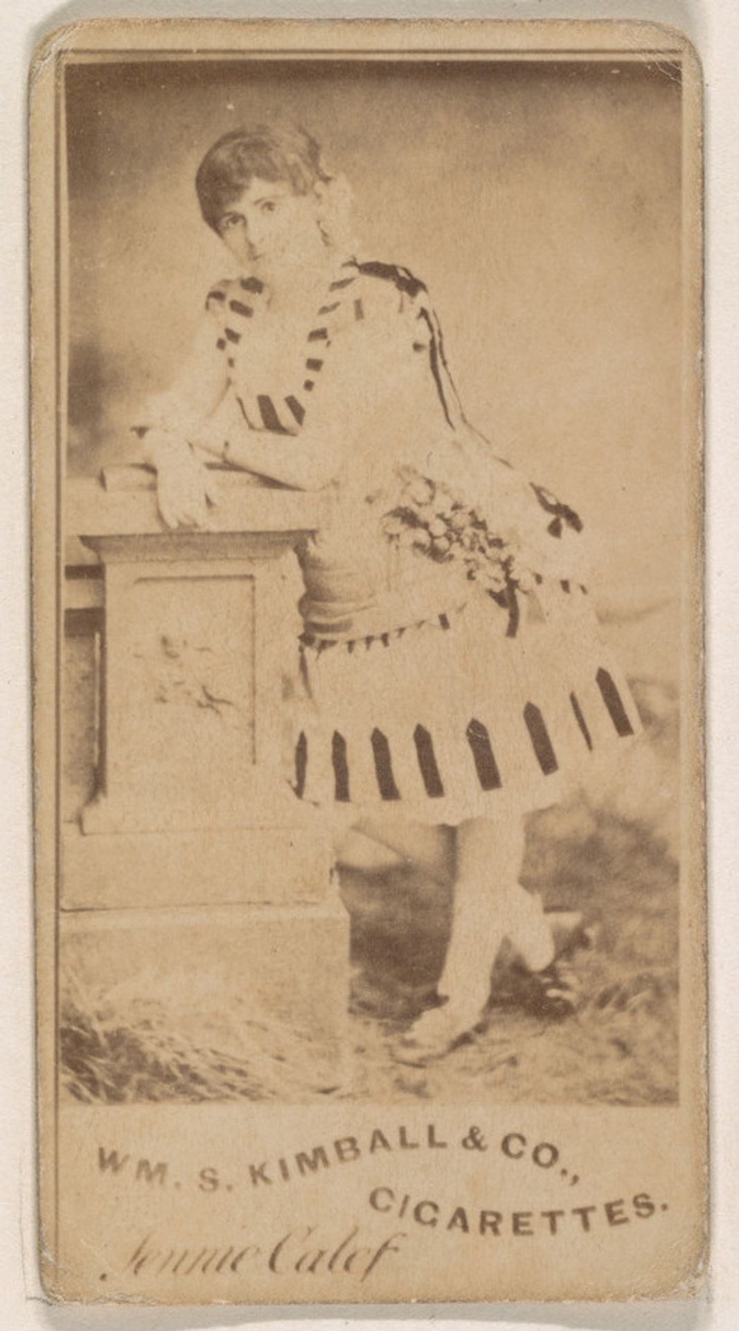 Jennie Calef, from the Actresses series (N203) issued by Wm. S. Kimball & Co. by William S. Kimball & Company