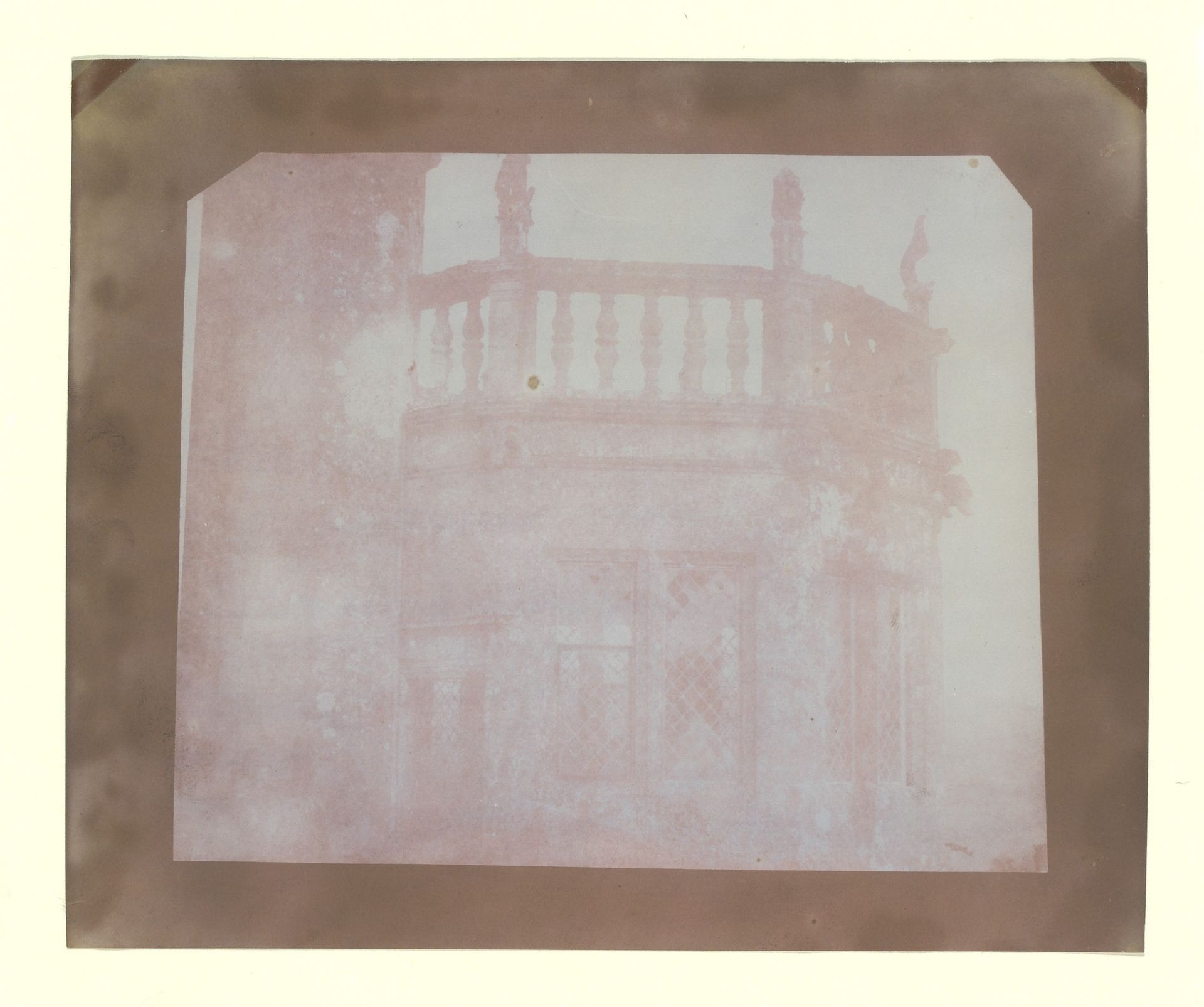 Top of Sharington's Tower, Lacock Abbey, Taken from the Roof above the South Gallery by William Henry Fox Talbot