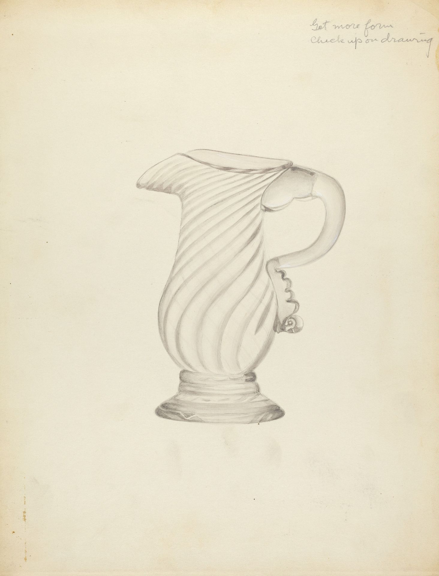 Blown Glass - Pitcher by Vincent Burzy