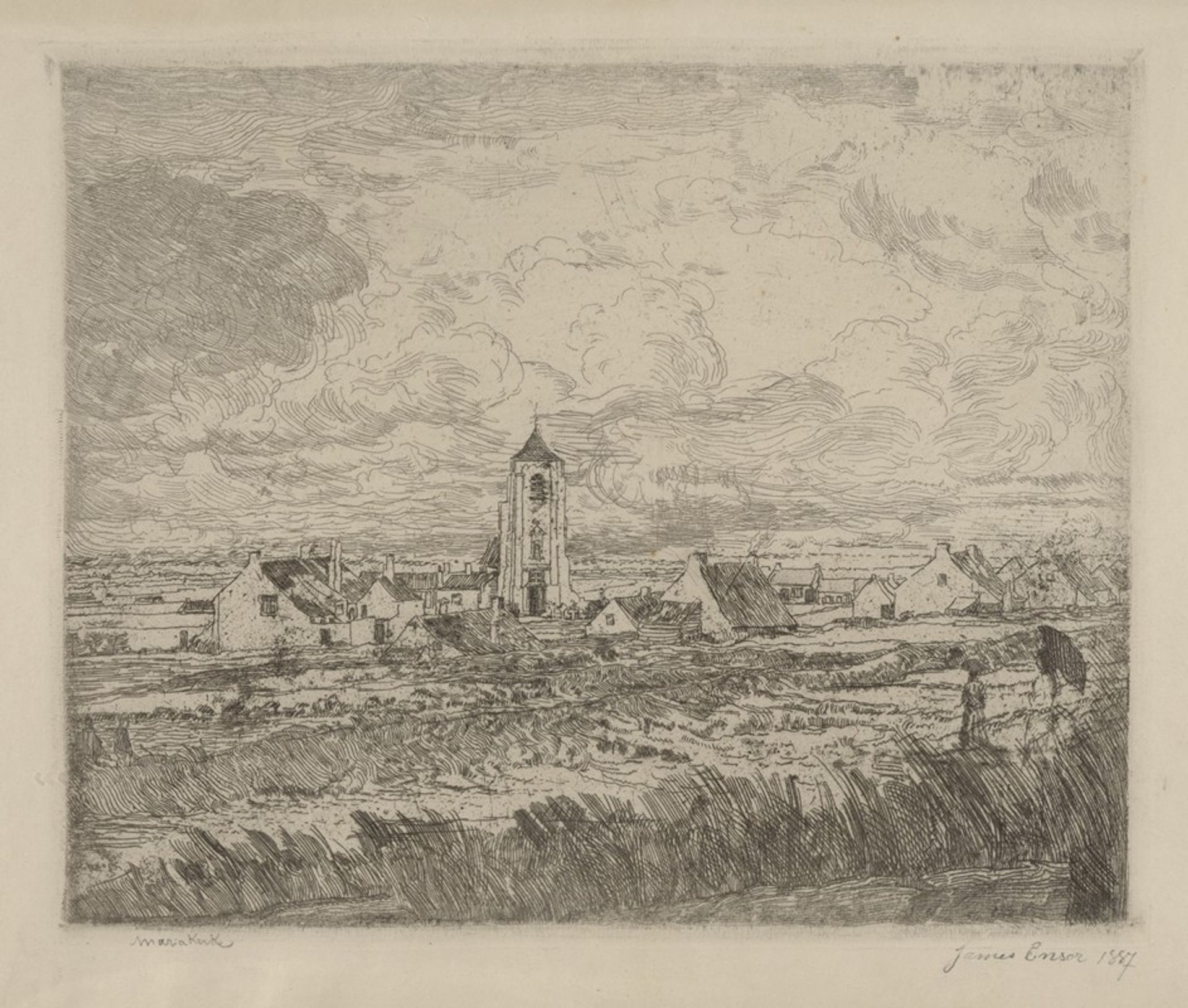 Grand view of Mariakerke by James Ensor