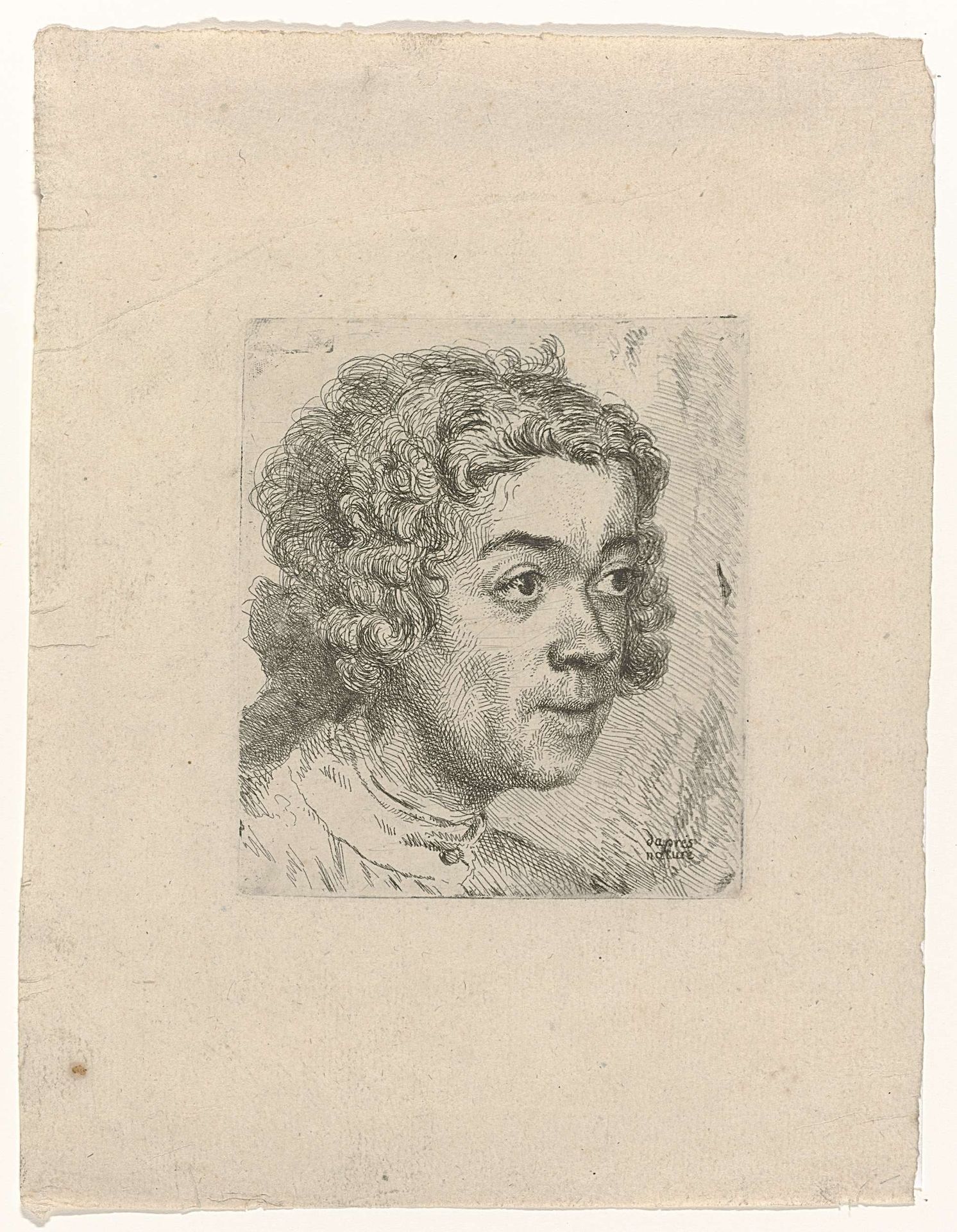Zelfportret van Jean Etienne Liotard by Jean-Étienne Liotard