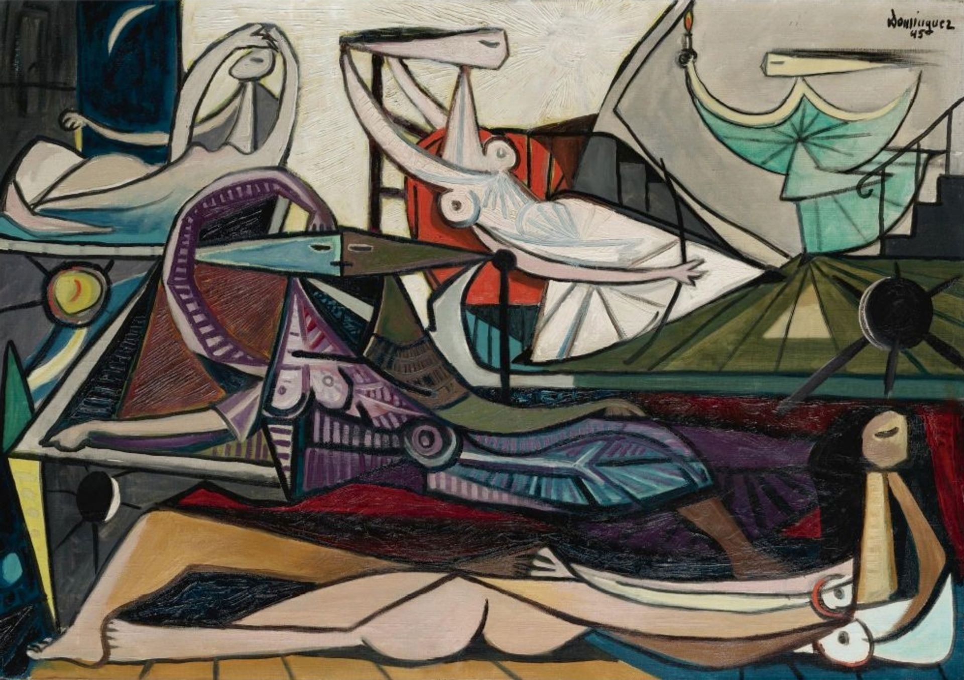 Les Odalisques by Oscar Dominguez