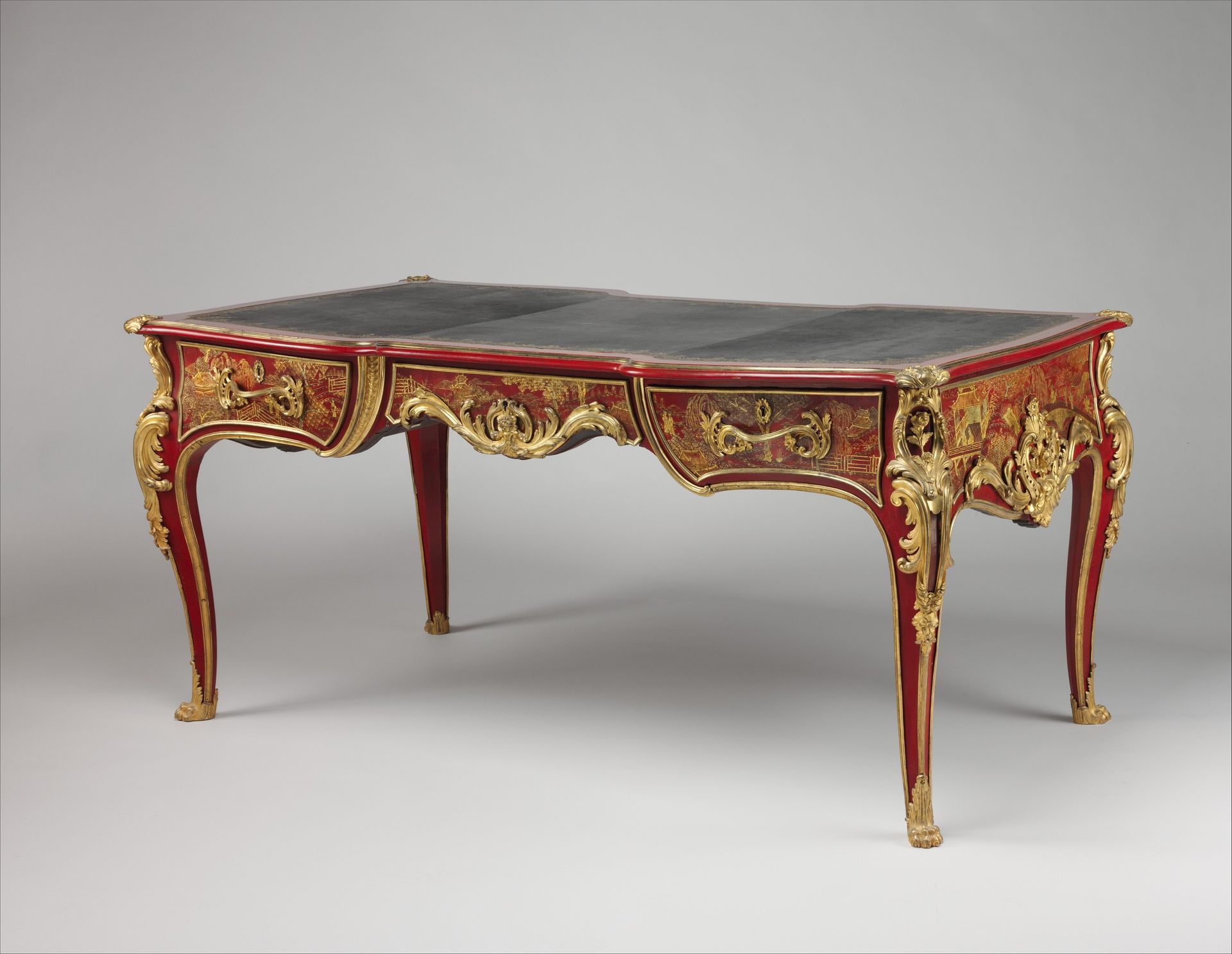 Writing table (bureau plat) by Gilles Joubert