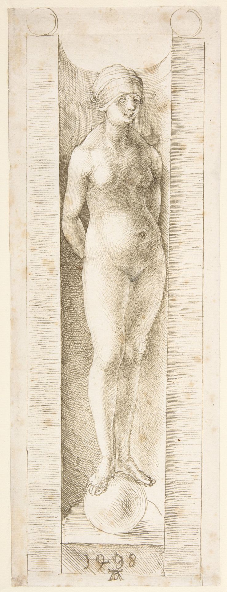 Fortuna in a Niche by Albrecht Durer